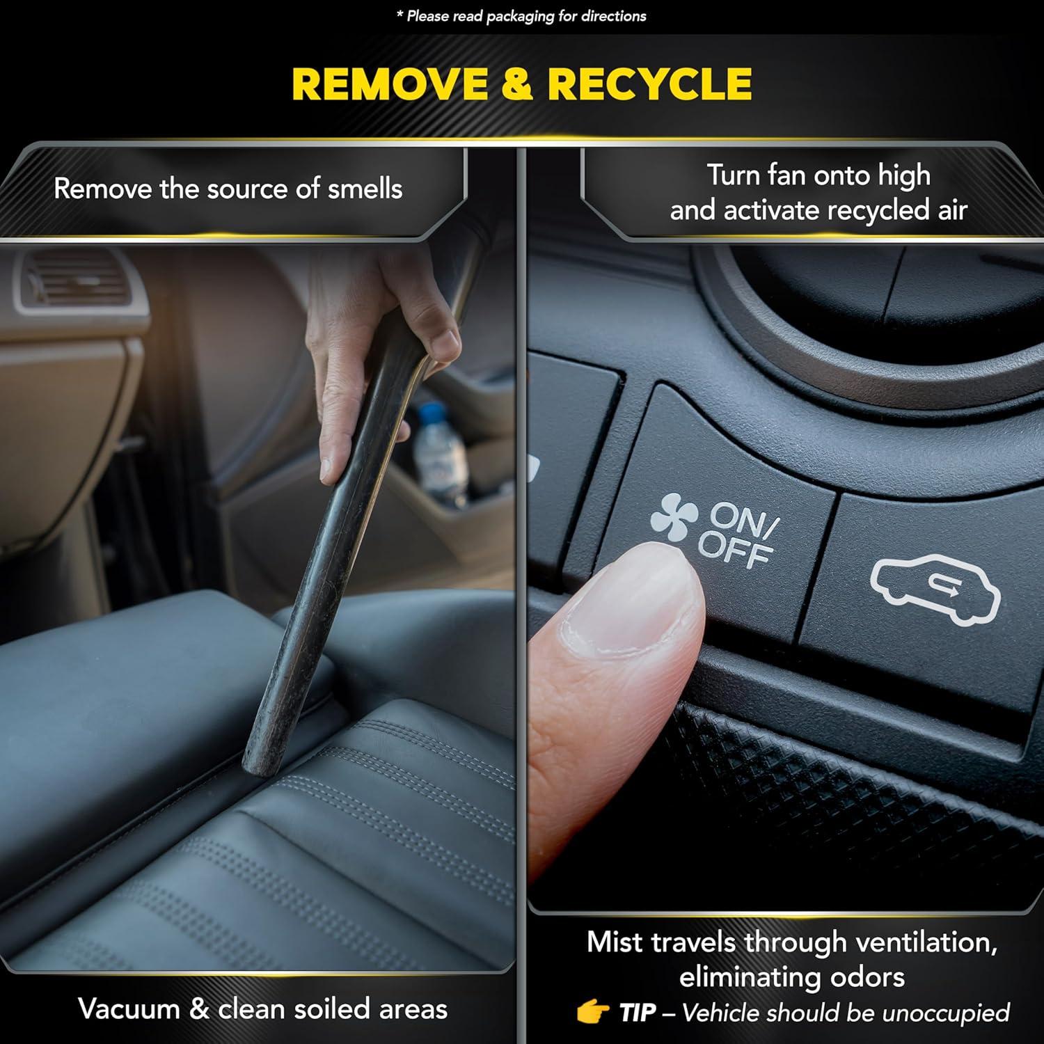 Refrescar aire automóvil Meguiar's 59 ml negro cromo