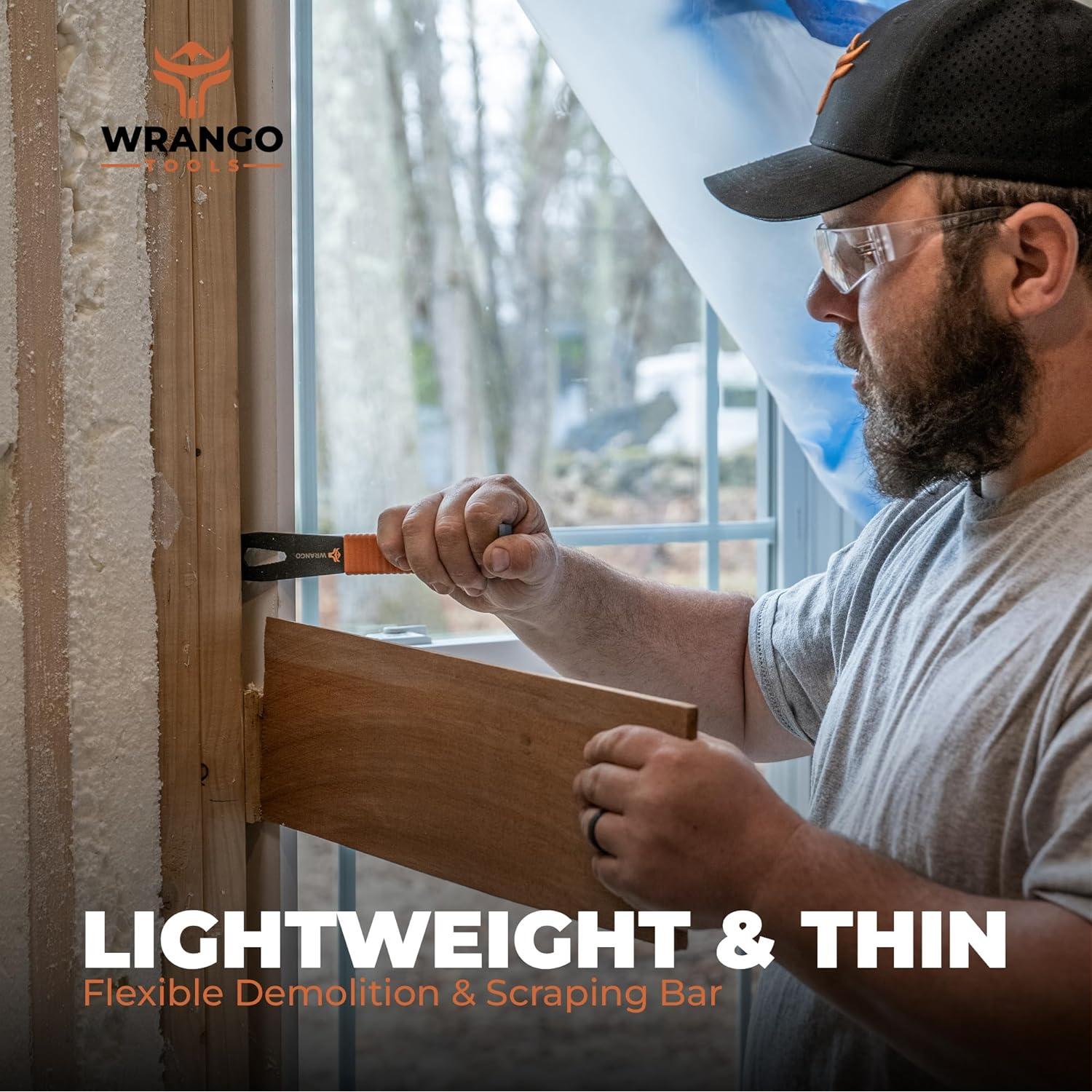 Barra de Recorte 24.1 cm Wrangler Tools - 2 Paquete con Agarre Antideslizante