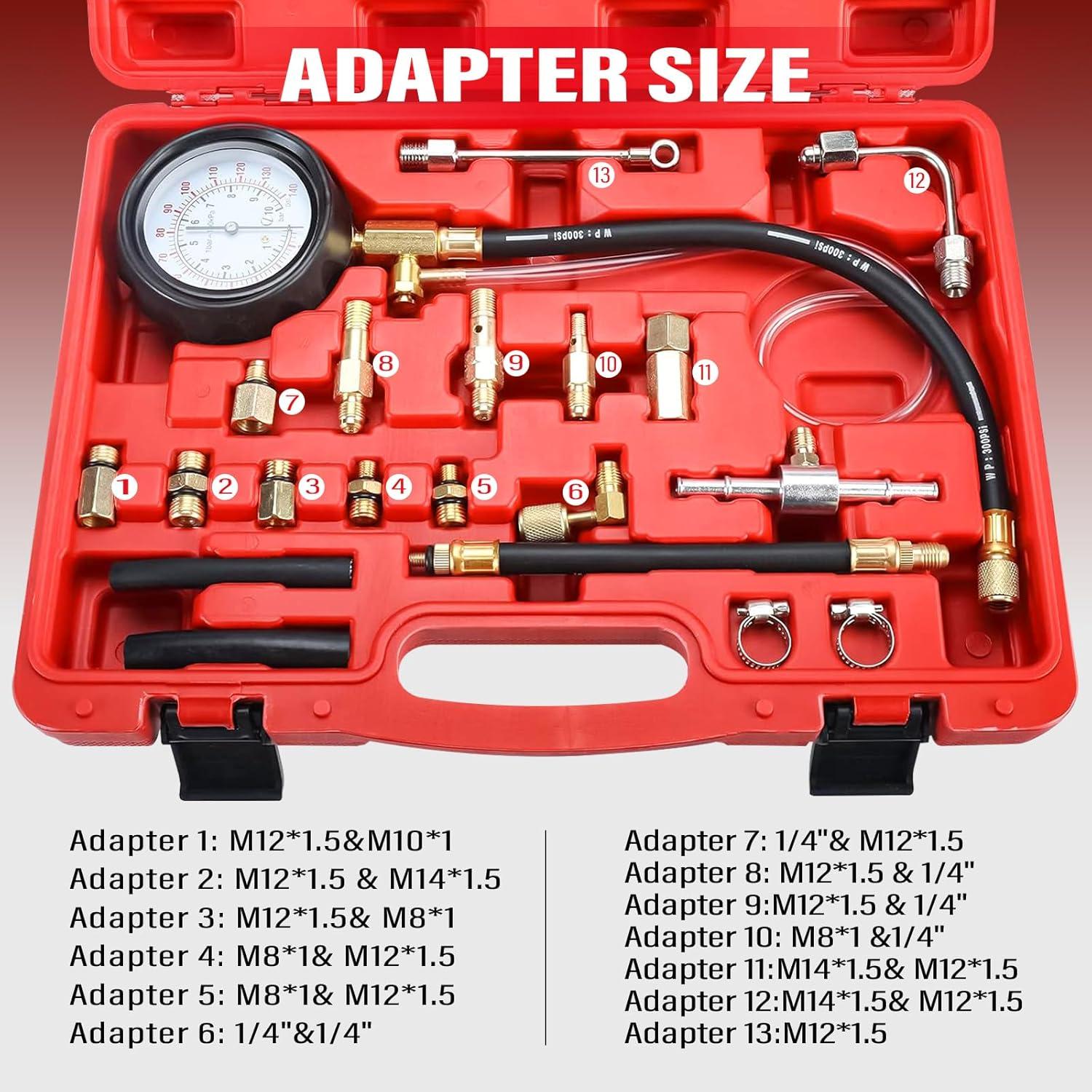 Medidor de Presión de Inyección KUNTEC KC-0109 0-10 Bar
