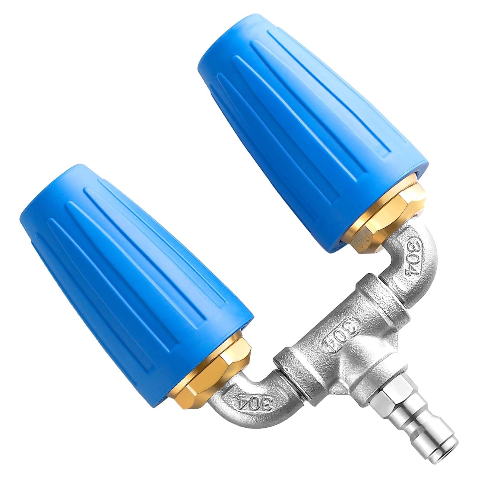 Boquilla Turbo Doble TasuoX 4000 PSI 2.0mm Conexión Rápida