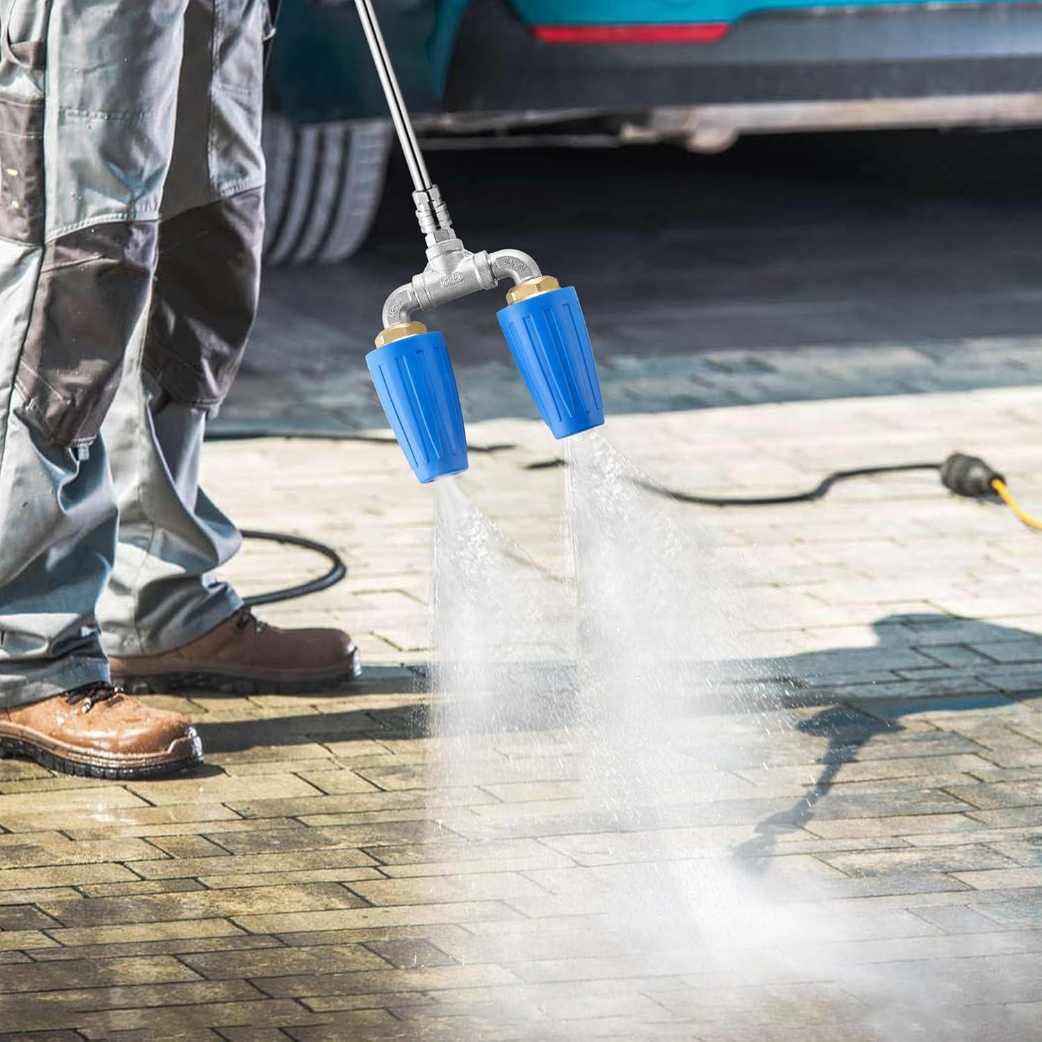 Boquilla Turbo Doble TasuoX 4000 PSI 2.0mm Conexión Rápida