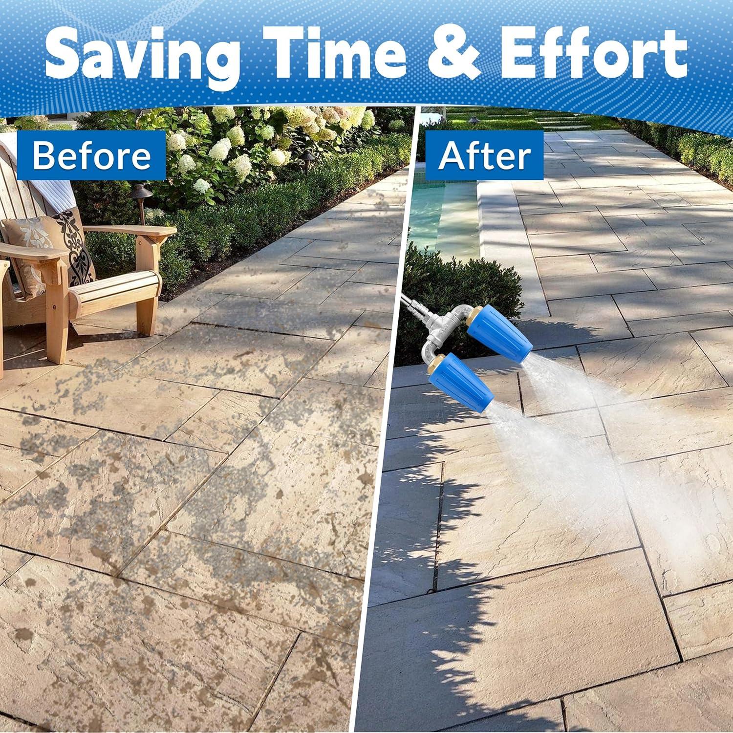 Boquilla Turbo Doble TasuoX 4000 PSI 2.0mm Conexión Rápida