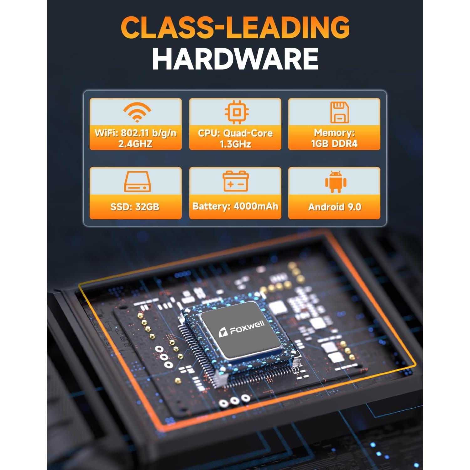 Escáner Diesel FOXWELL HD500 para Camiones Pesados DPF y ABS