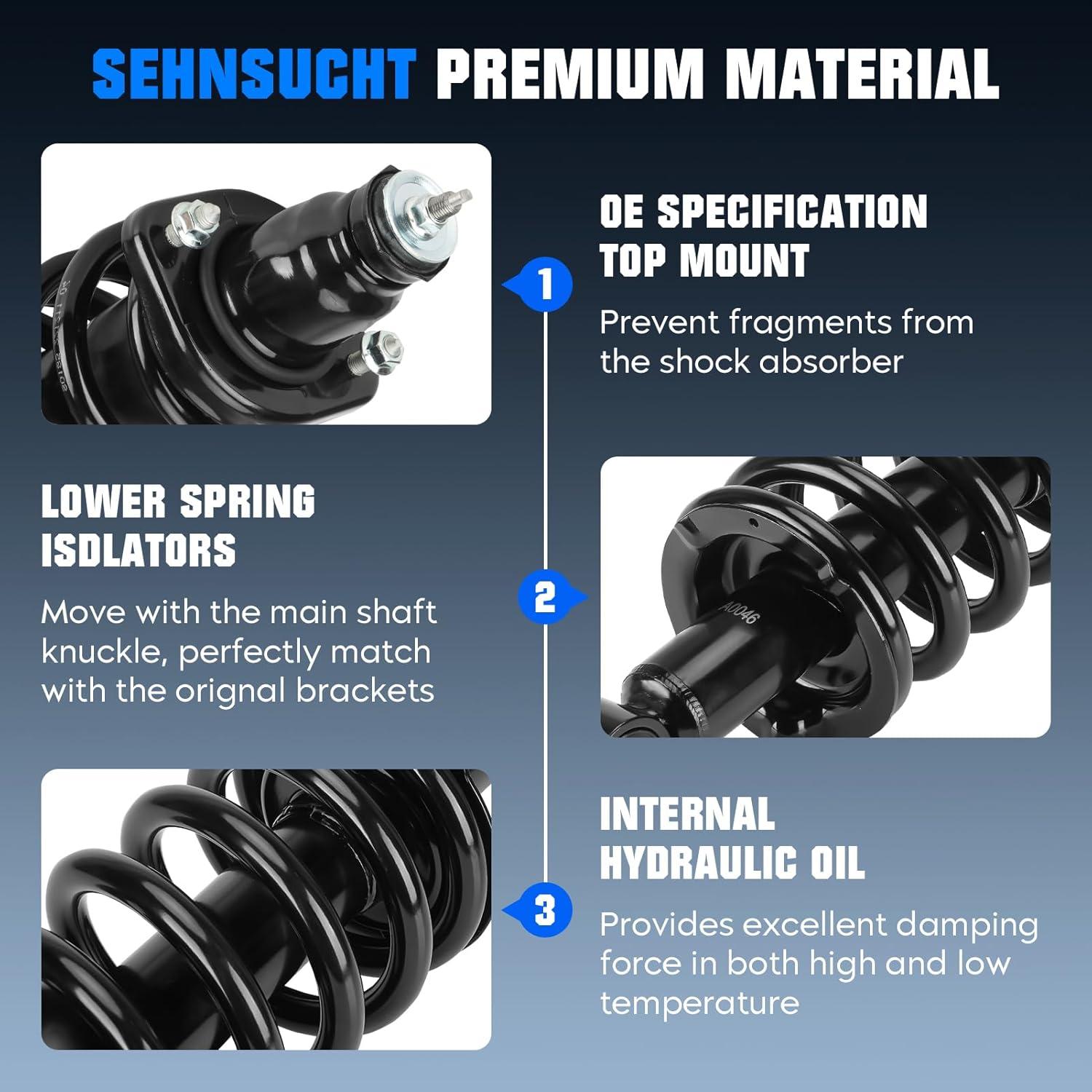 Amortiguador y Resorte Trasero SEHNSUCHT Honda CR-V 2002-2006