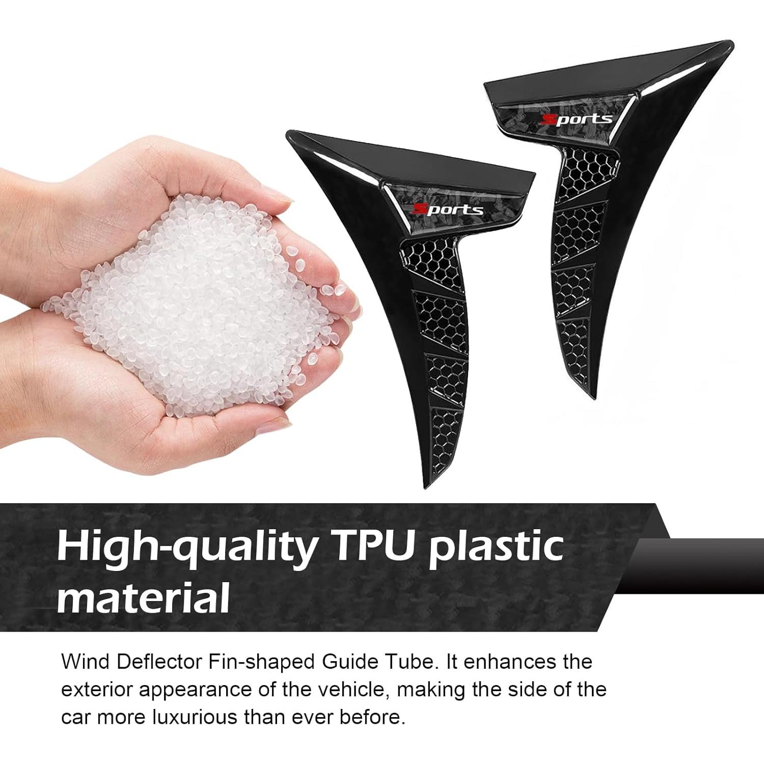 Ventilaciones Laterales de Guardabarros Arwrilt 2 PCS TPU Negro