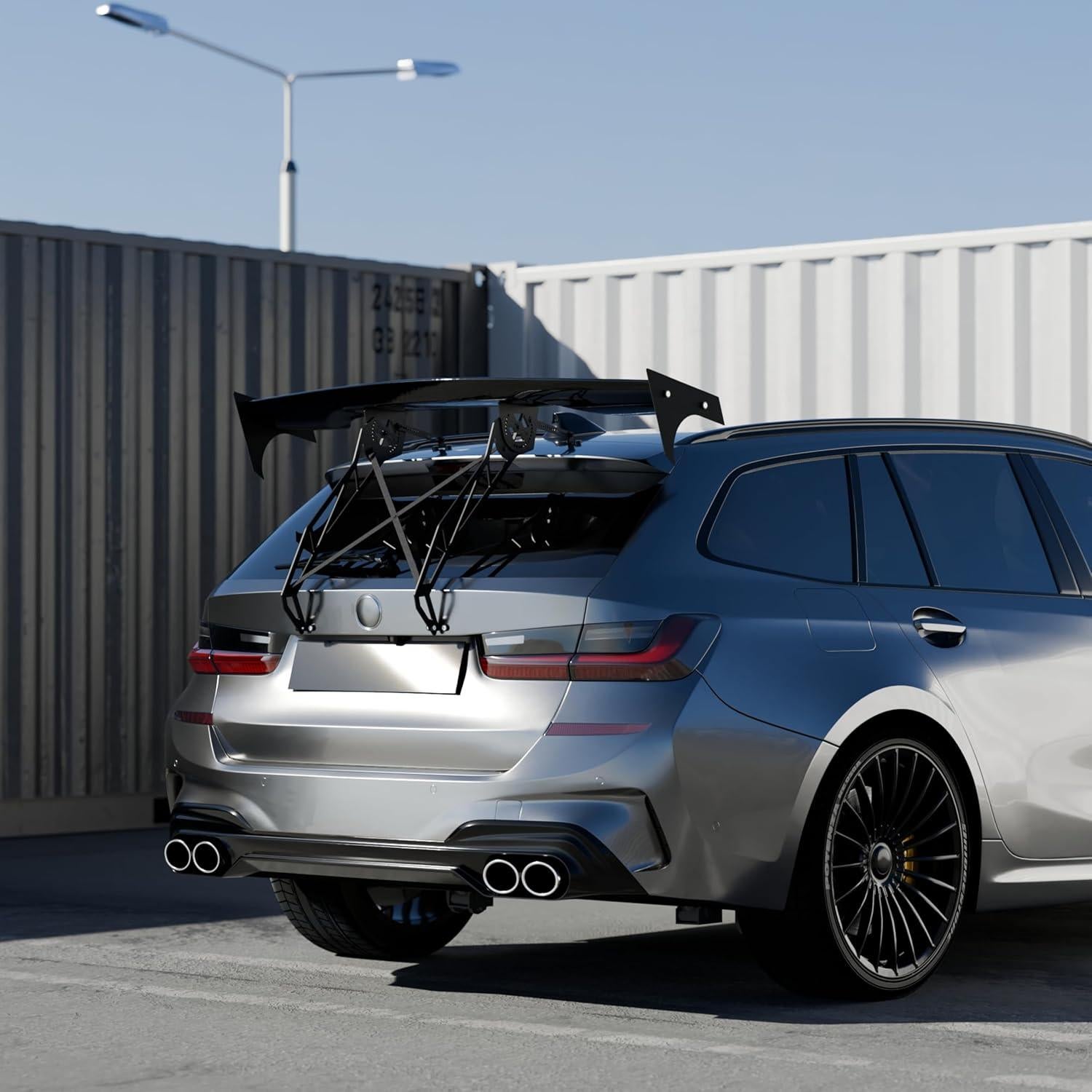 Alerón Trasero Ajustable NARPES 140 cm para Hatchbacks/SUVs