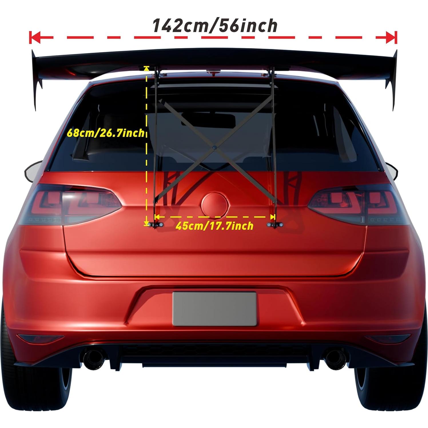 Alerón Trasero Ajustable NARPES 140 cm para Hatchbacks/SUVs
