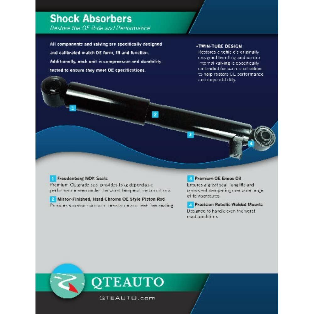 Amortiguadores Traseros PM Auto AB202570 para Audi A4 1996-2001