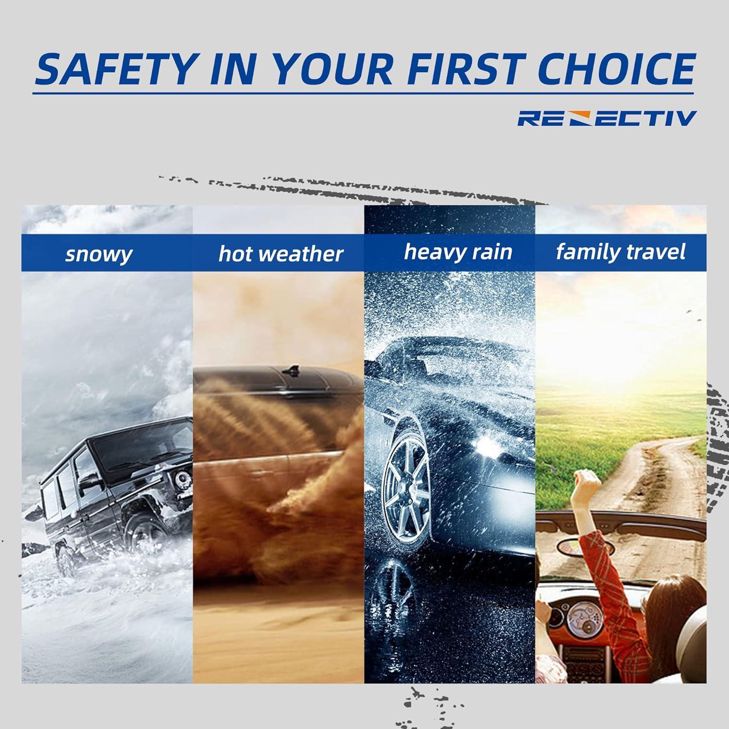 Sensor TPMS 315MHz RENECTIV para Ford y Lincoln - Set de 4