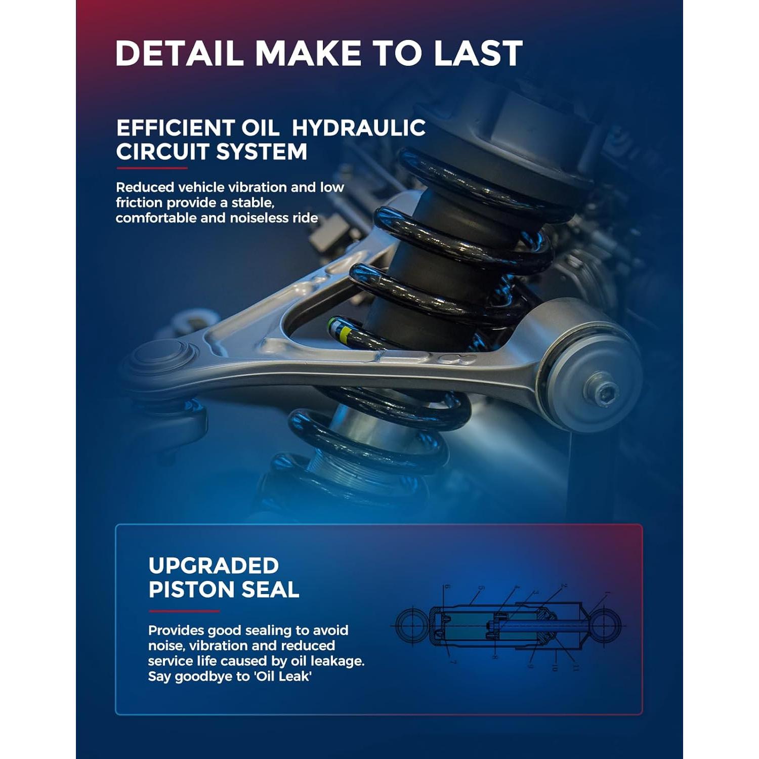 Amortiguadores Delanteros y Traseros KAX para Mazda 3 2004-2009