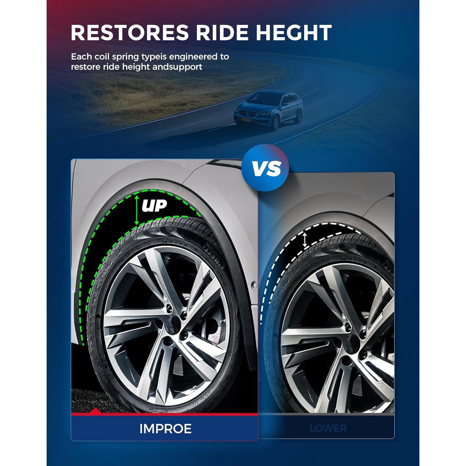 Amortiguadores Delanteros y Traseros KAX para Mazda 3 2004-2009