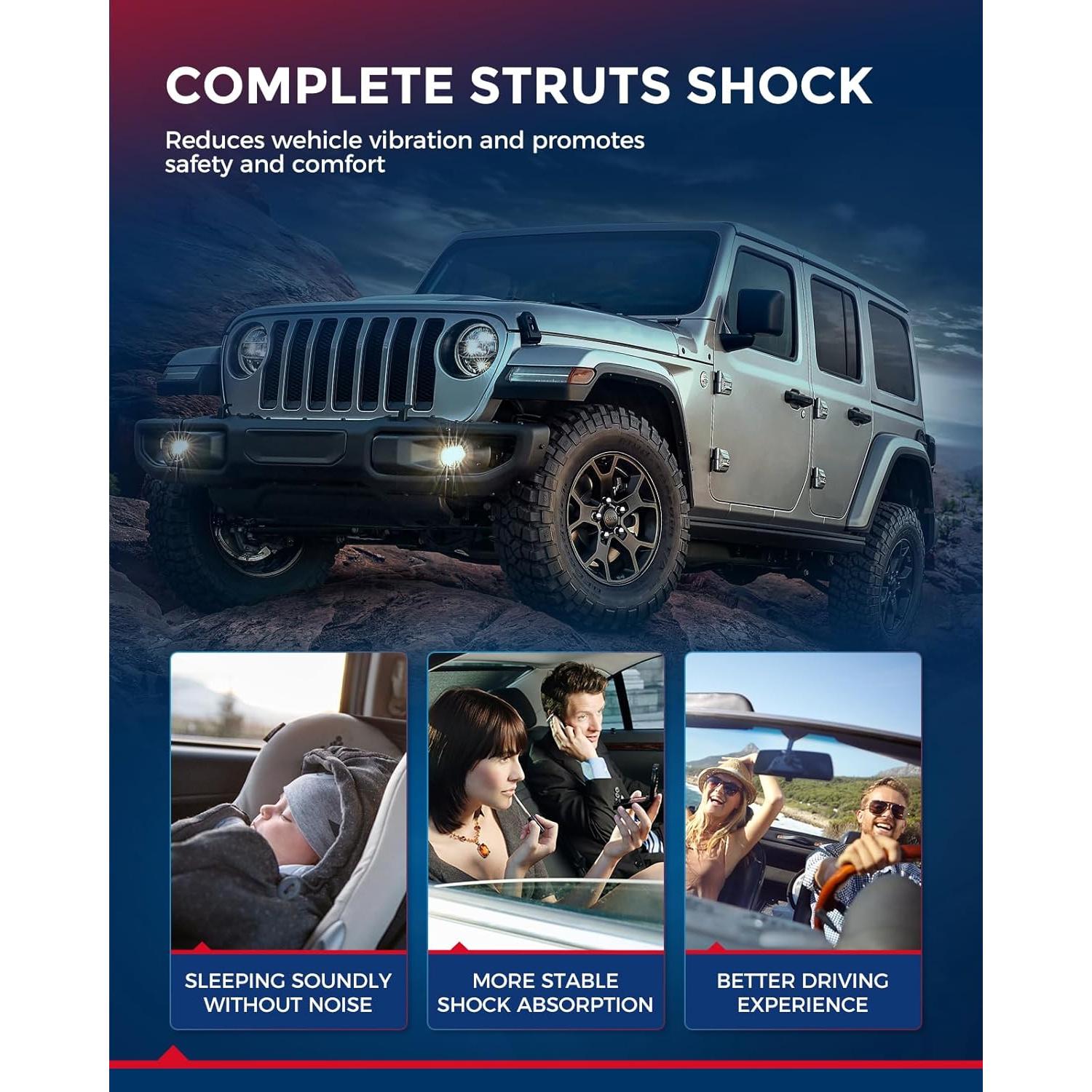 Amortiguadores Delanteros y Traseros KAX para Mazda 3 2004-2009