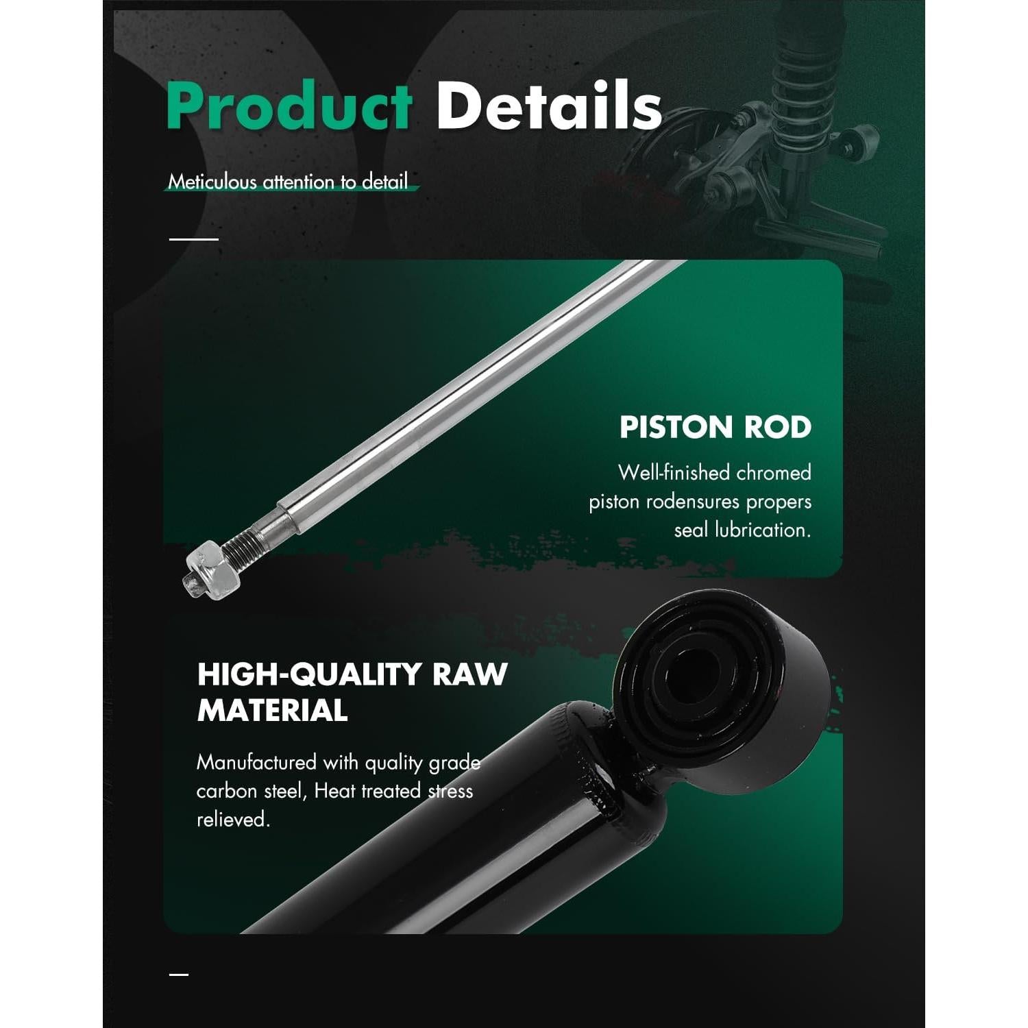 Amortiguadores Traseros SCITOO para Audi A4/A4 Quattro 2009-2012 - Juego de 2