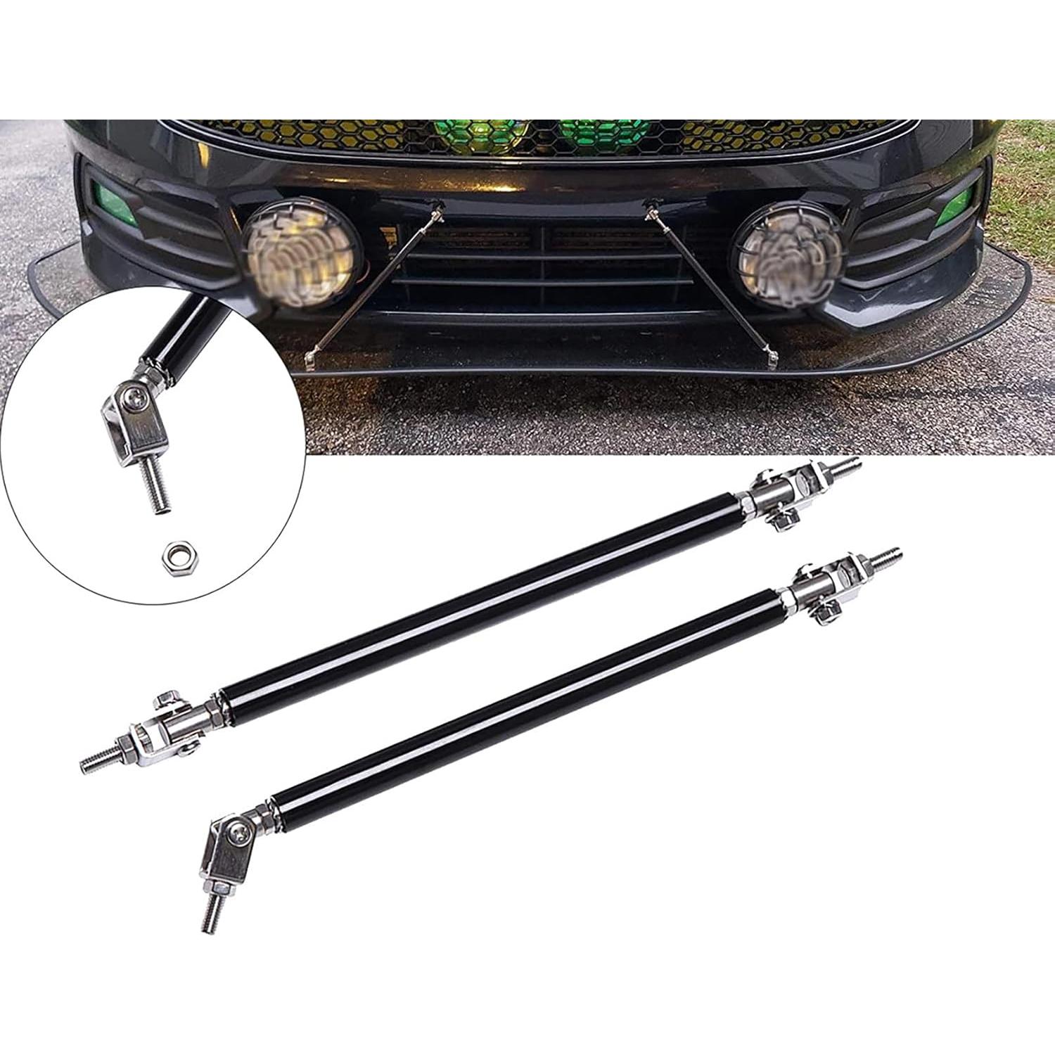 Labio de Parachoques Delantero Universal AokZeeo ABS Negro