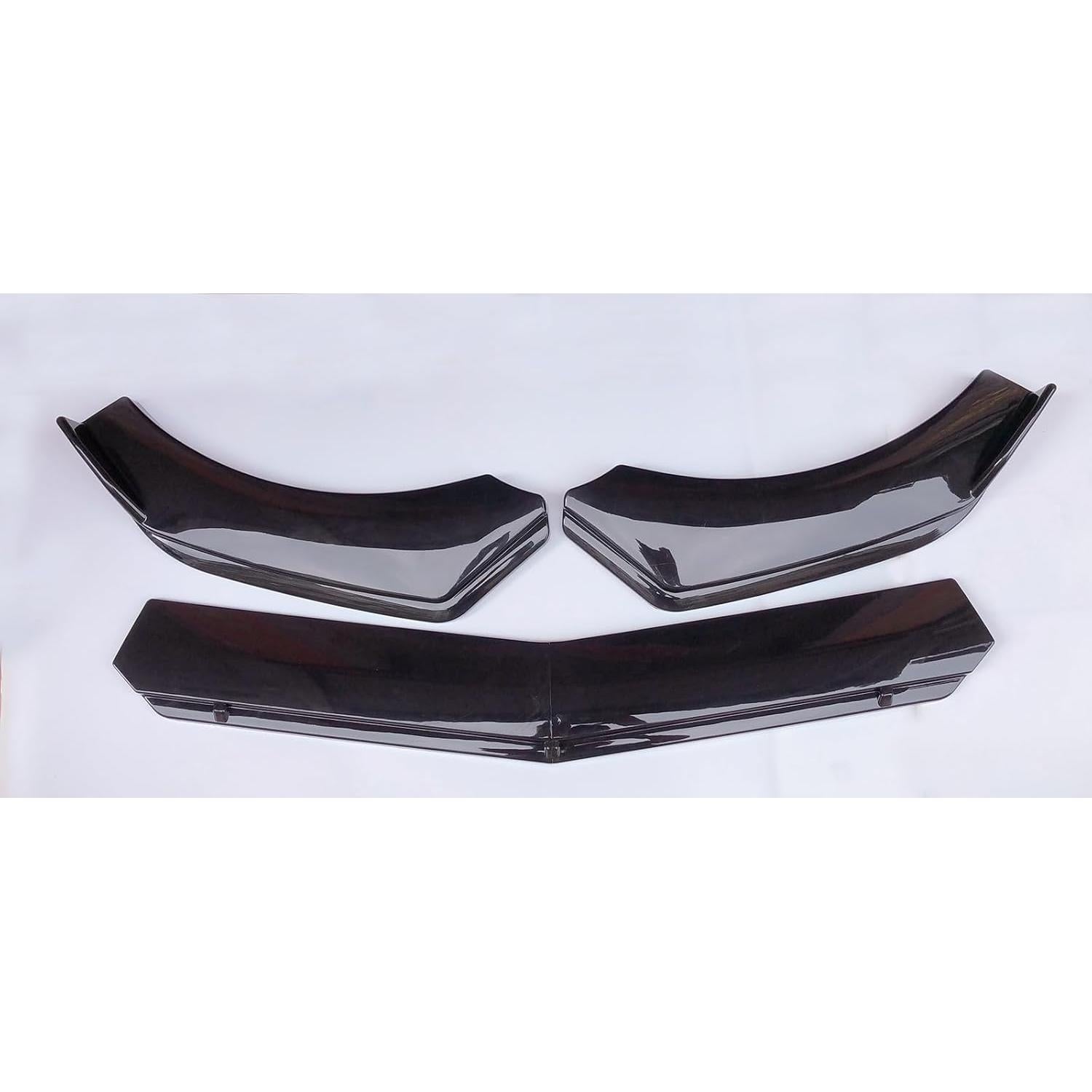 Labio de Parachoques Delantero Universal AokZeeo ABS Negro