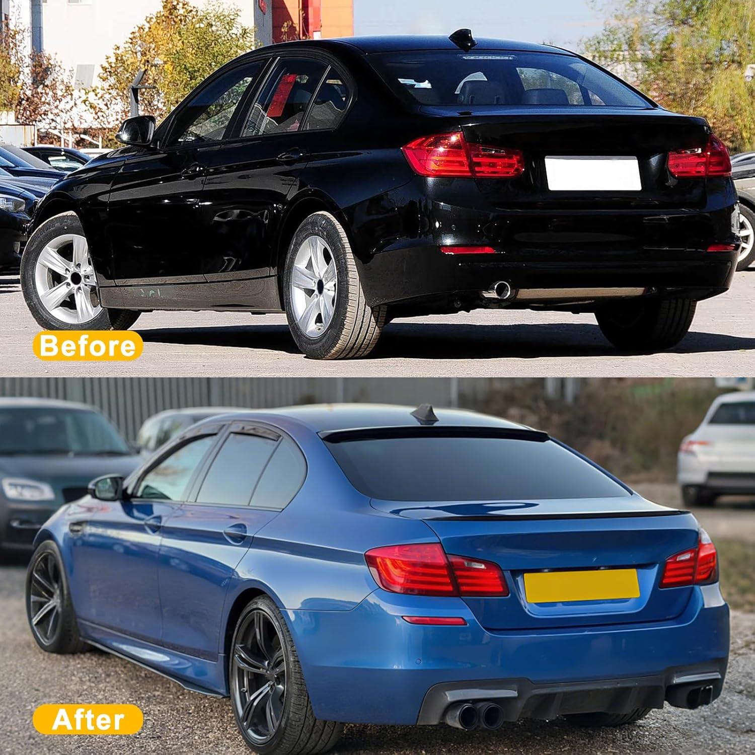 Spoiler de Techo KHK F10 Negro Brillante para BMW Serie 5 2011-2016