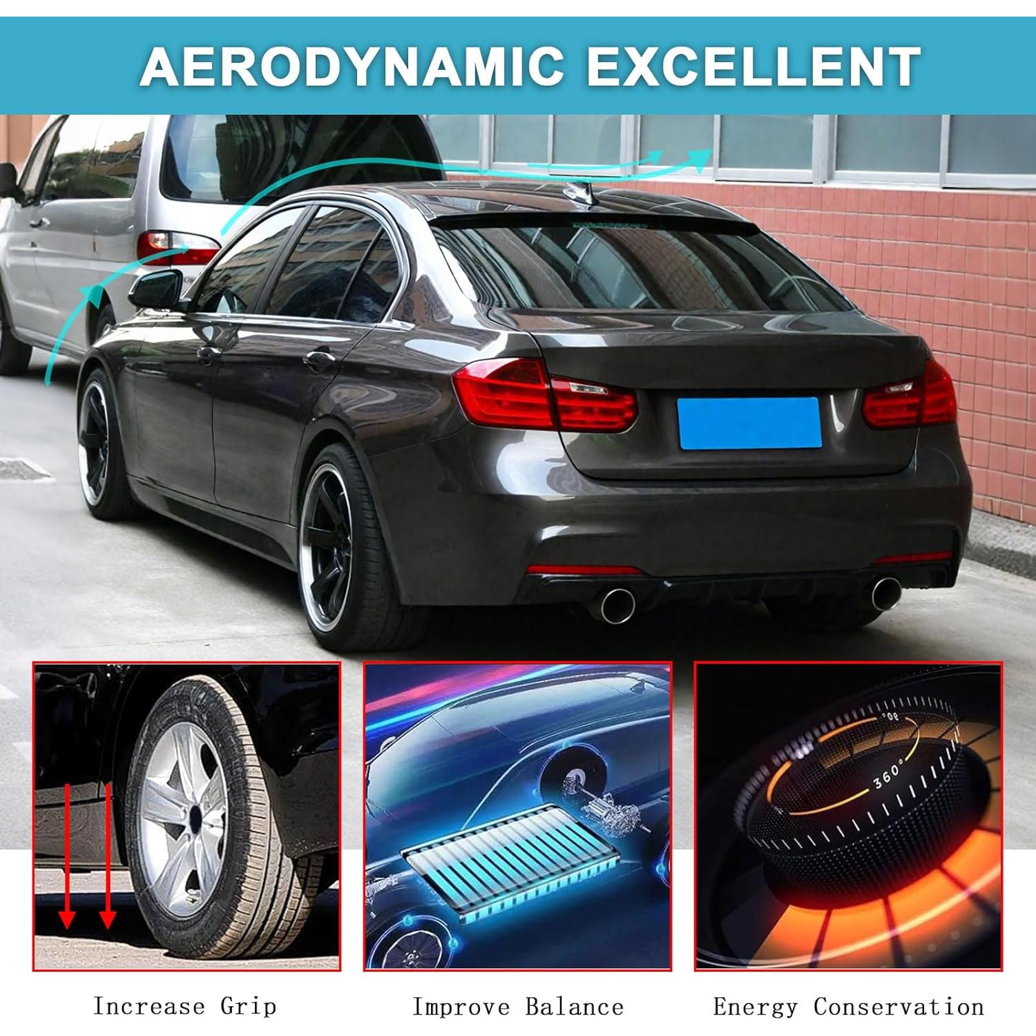 Spoiler de Techo KHK F10 Negro Brillante para BMW Serie 5 2011-2016