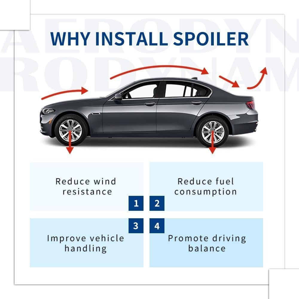 Spoiler Trasero Estilo PSM para BMW 5 Series F10 2010-2016
