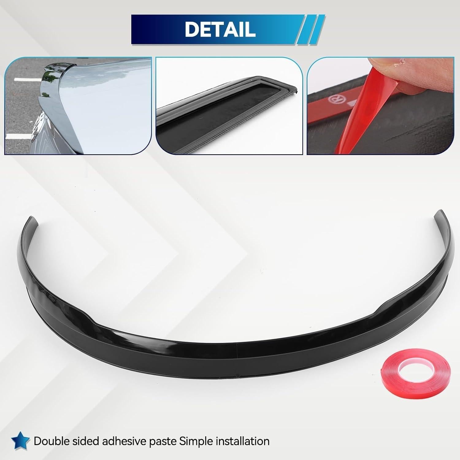 Alerón Trasero Universal AUTOXBERT 115cm Negro Brillante