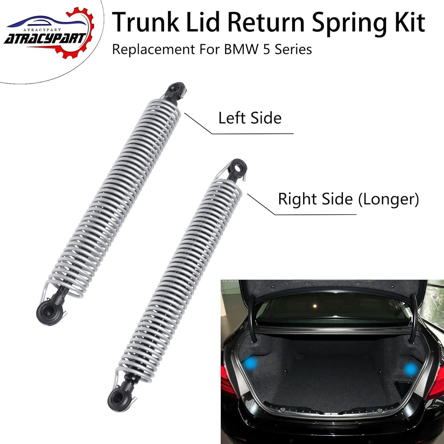 Resorte de Tensión de Tapa de Maletero BMW 528i 535i 550i 2011-2016