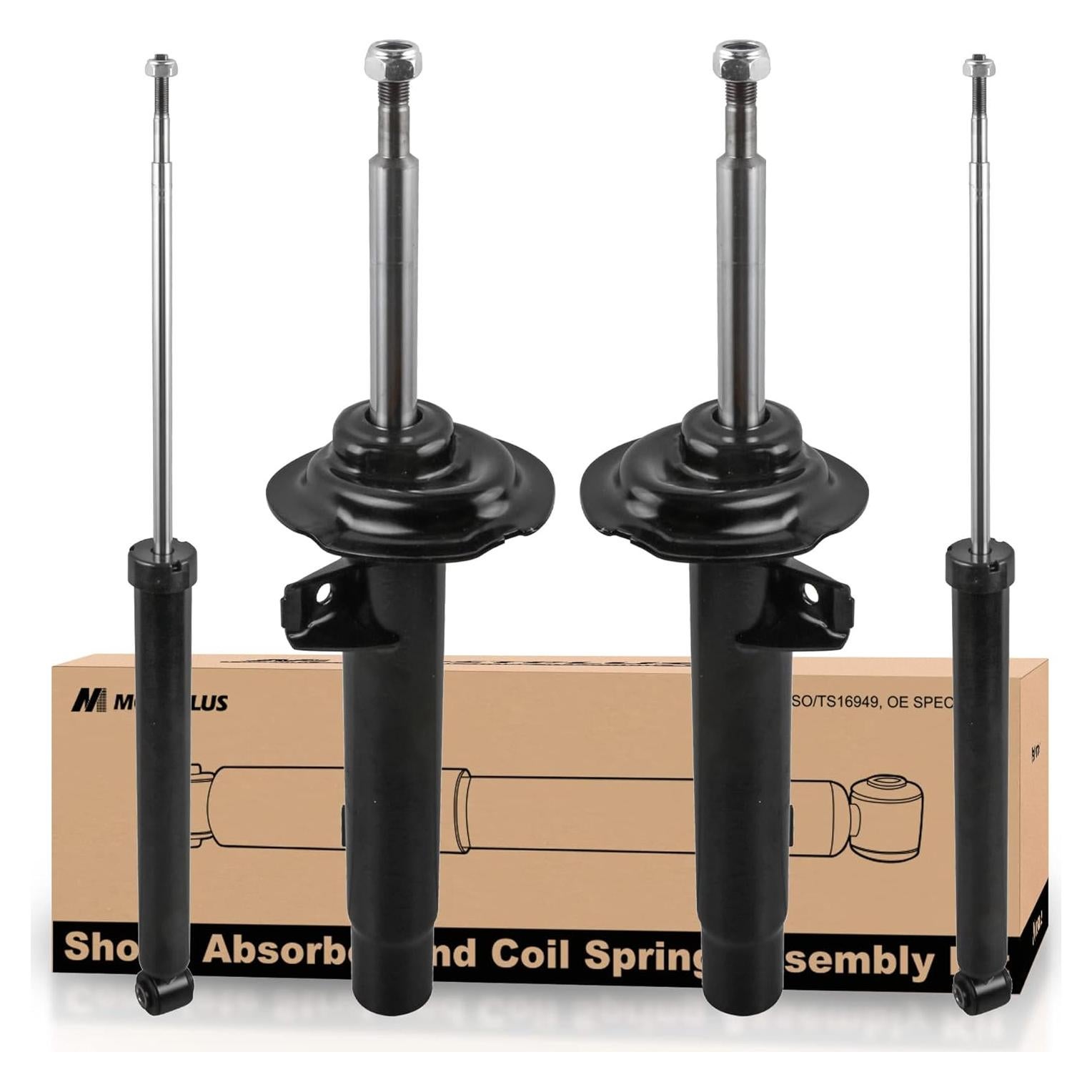 Amortiguadores Delanteros y Traseros MOSTPLUS para BMW 323i 1999-2006