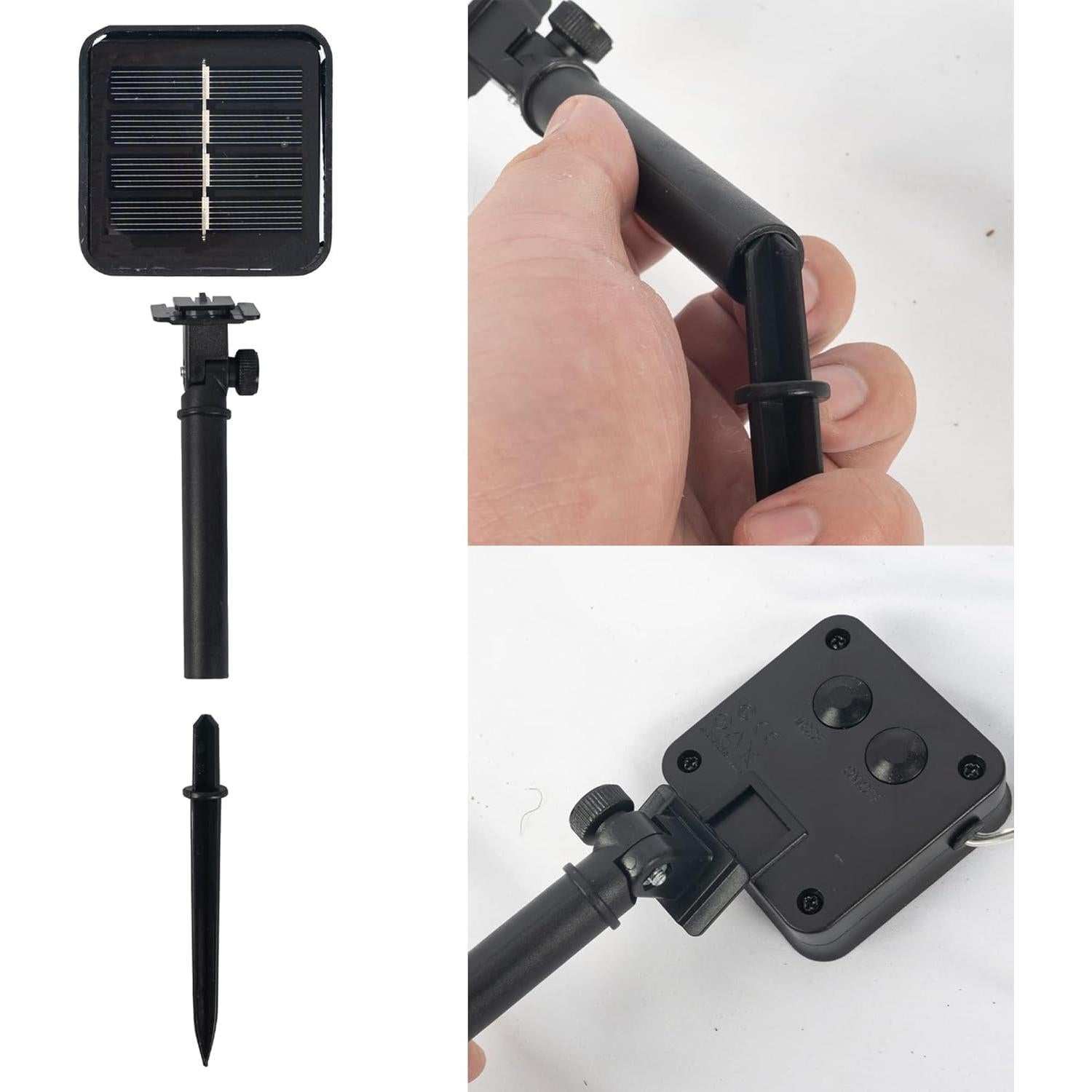 Luces de Cadena Solares Dazzle Bright 2 Paquete 12m 240LED