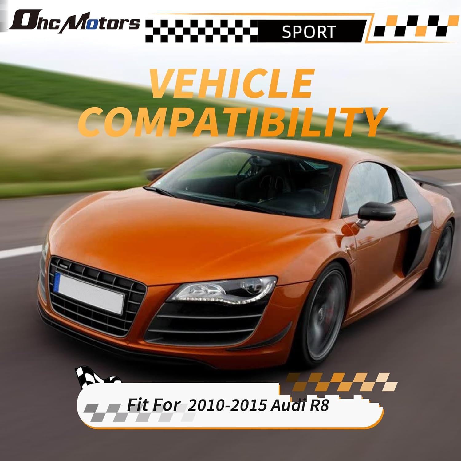 Volante de fibra de carbono OHC MOTORS para Audi R8/RS3/RS6/TT