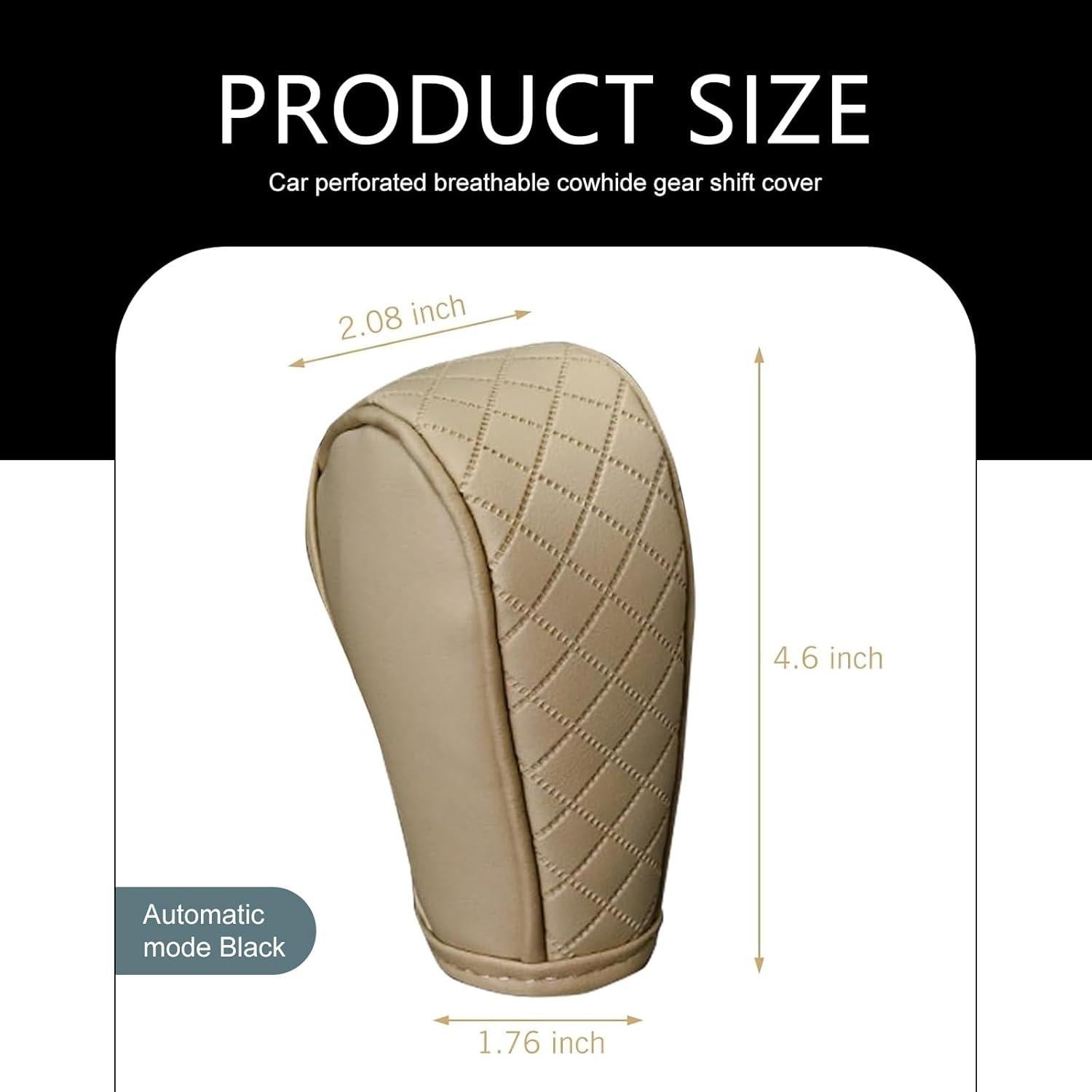 Cubierta de palanca de cambios Diamall Beige 1 PC Antideslizante