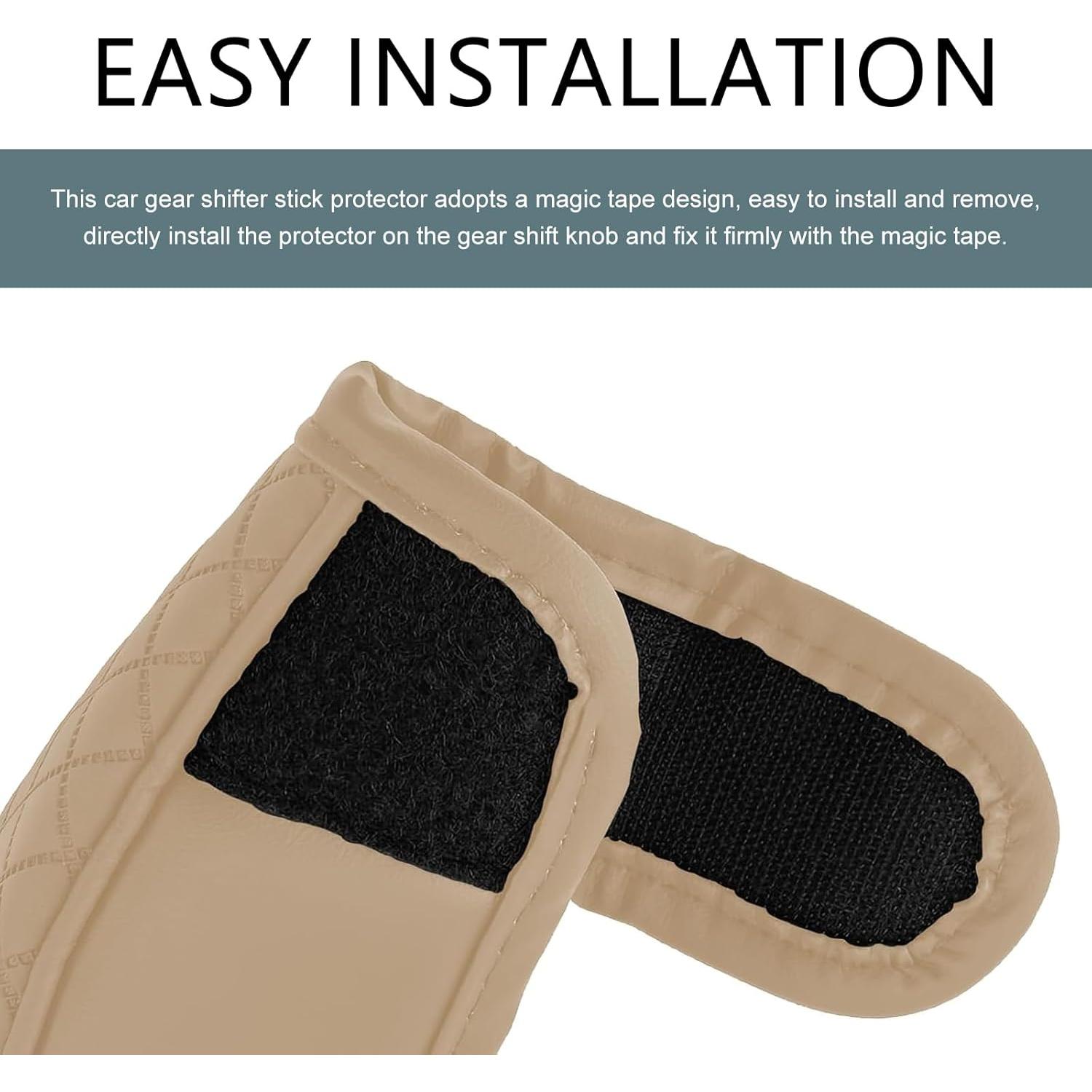 Cubierta de palanca de cambios Diamall Beige 1 PC Antideslizante