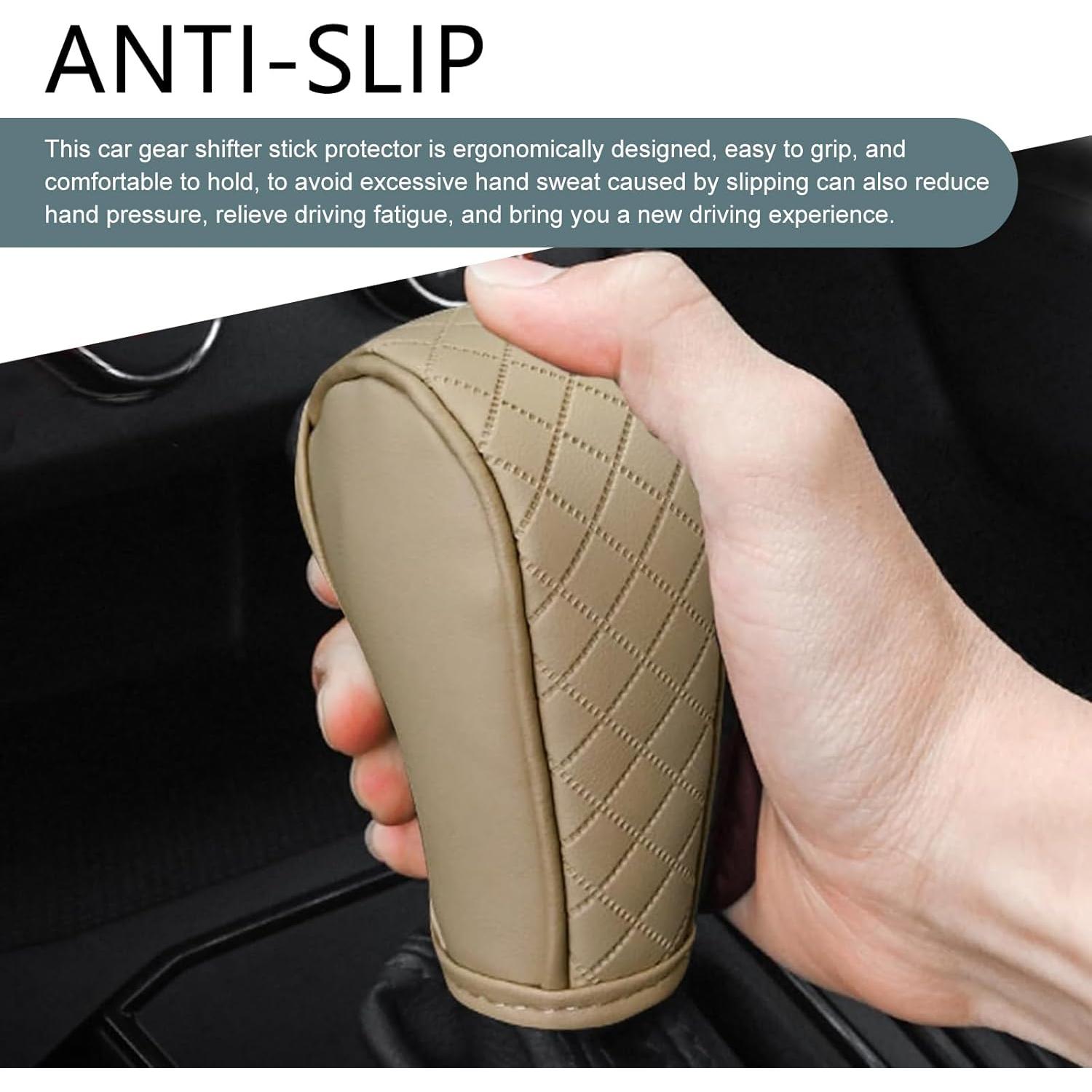 Cubierta de palanca de cambios Diamall Beige 1 PC Antideslizante