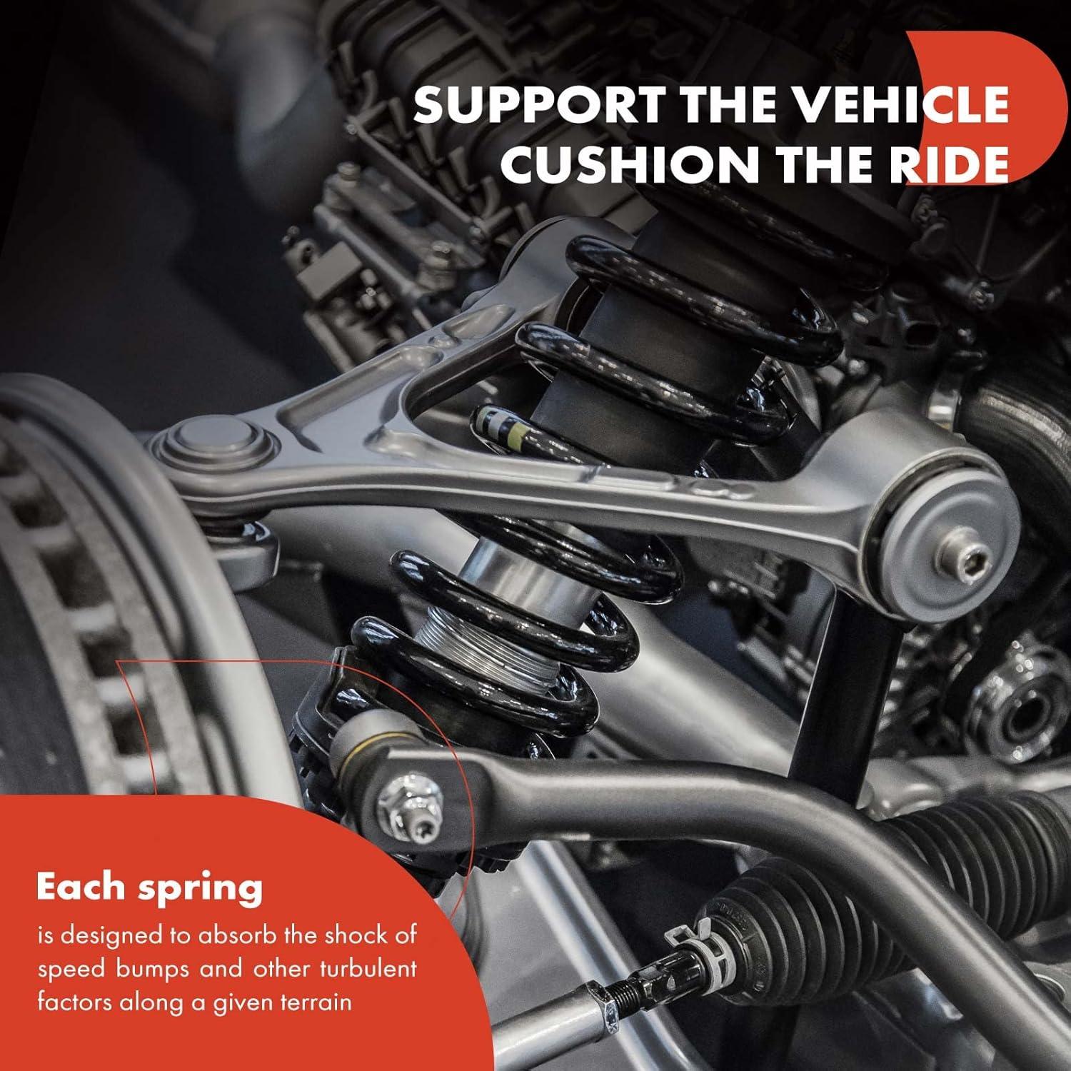 Juego de 2 Resortes de Suspensión Trasera A-Premium Chevrolet, Pontiac, Saturn