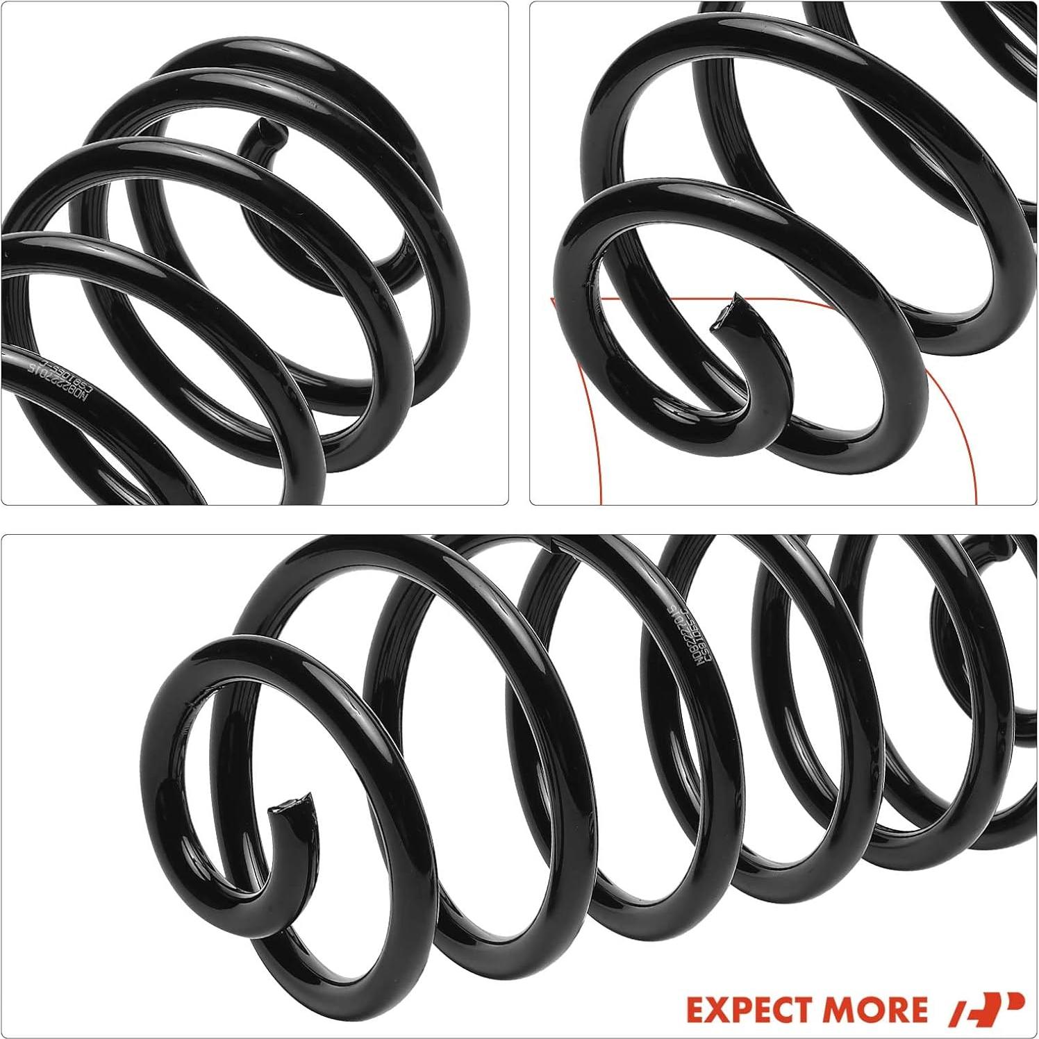 Juego de 2 Resortes de Suspensión Trasera A-Premium Chevrolet, Pontiac, Saturn