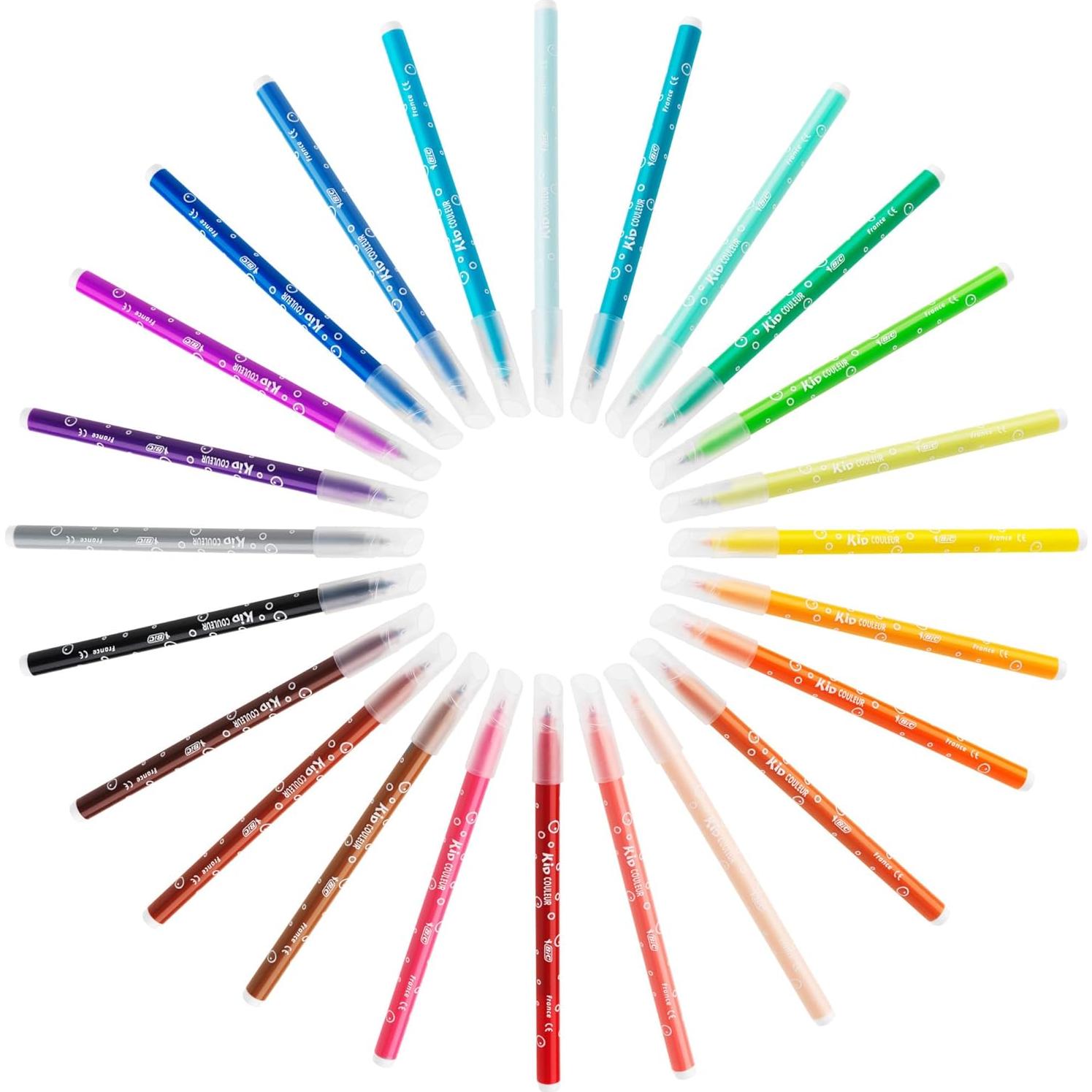 Rotuladores BIC Kids Kid Couleur 18 Colores Lavables