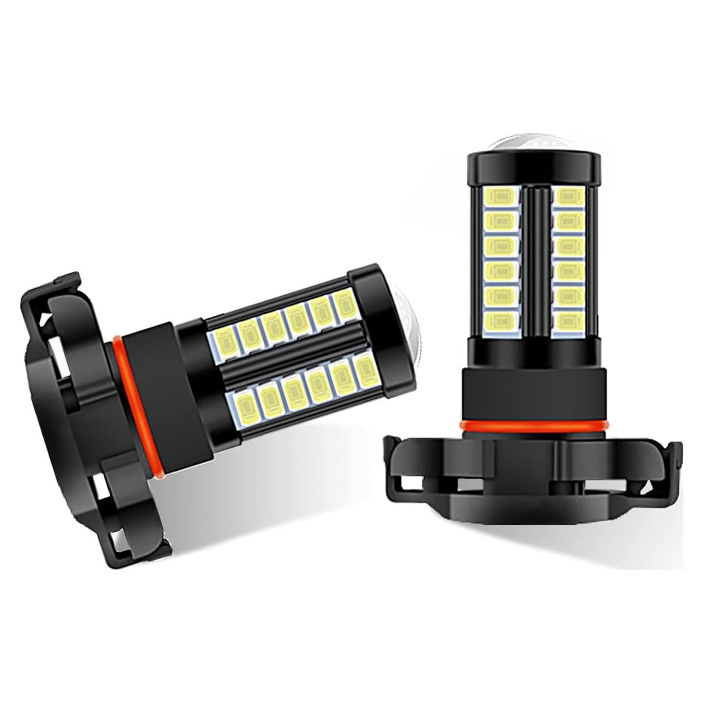 2 Bombillas Antiniebla LED H16 FEDOEY 1500 Lúmenes Blanco