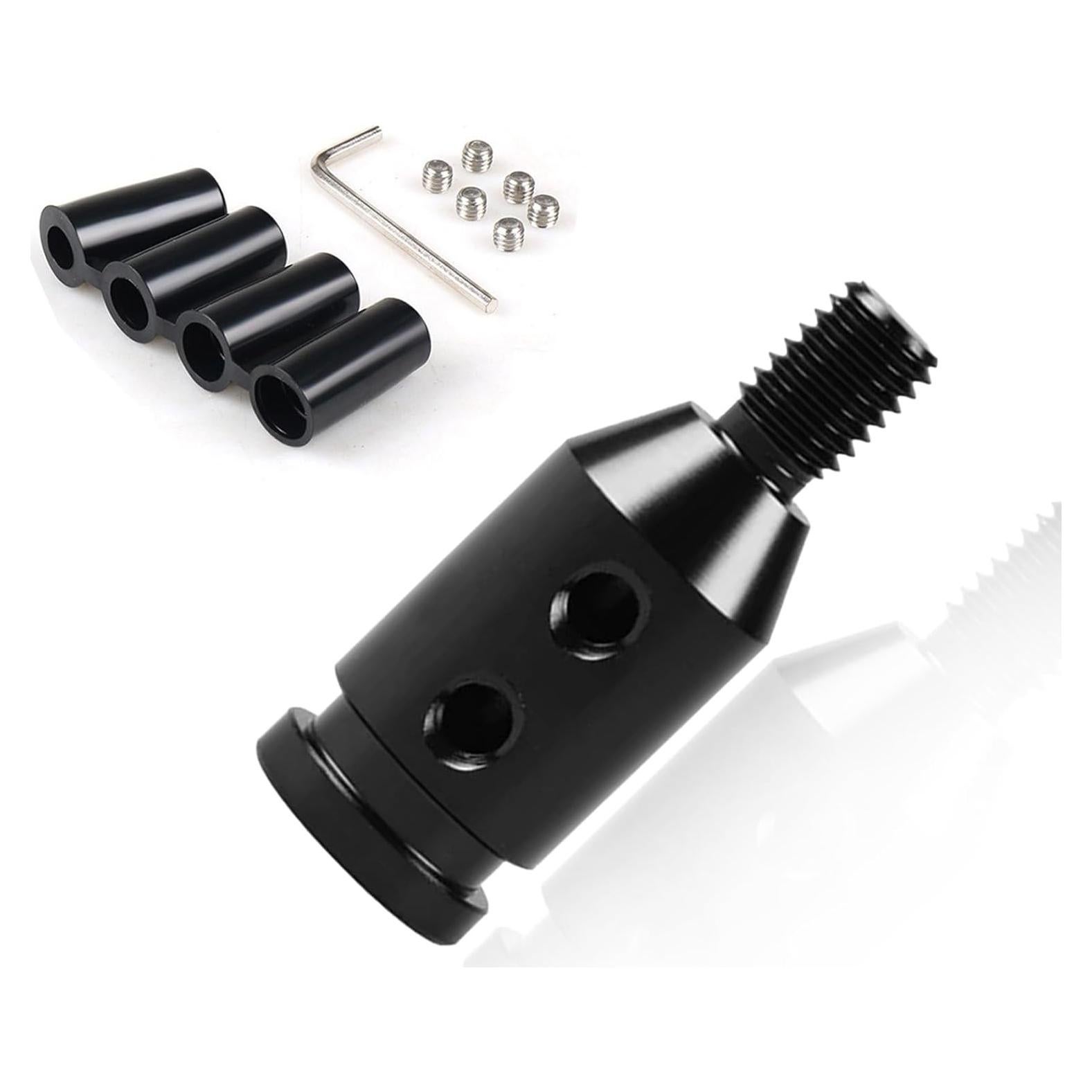 Adaptador de Perilla de Cambio Luminuti Universal Aluminio Negro