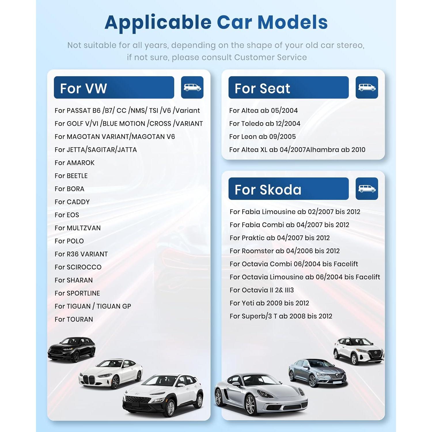 Estéreo de Coche Android 9" VECHTEL 2GB+64GB GPS CarPlay