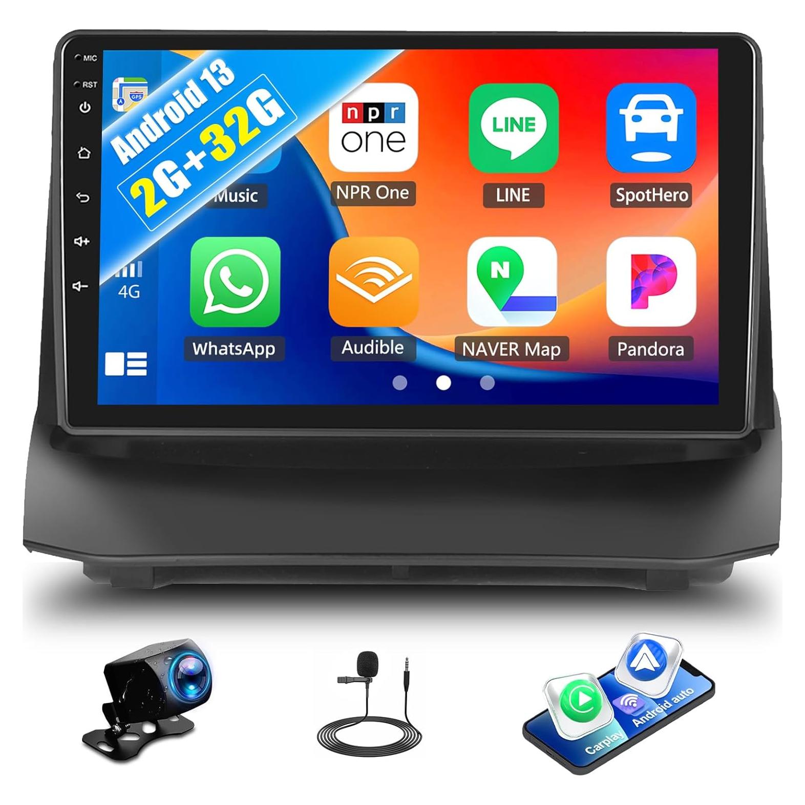 Radio de Coche Android SIXWIN 9" para Ford Fiesta 2009-2014