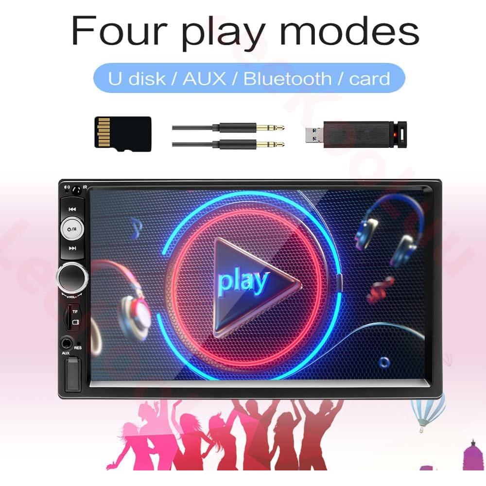 Estéreo de Coche Double Din CNW-SHS 7" Pantalla Táctil Bluetooth