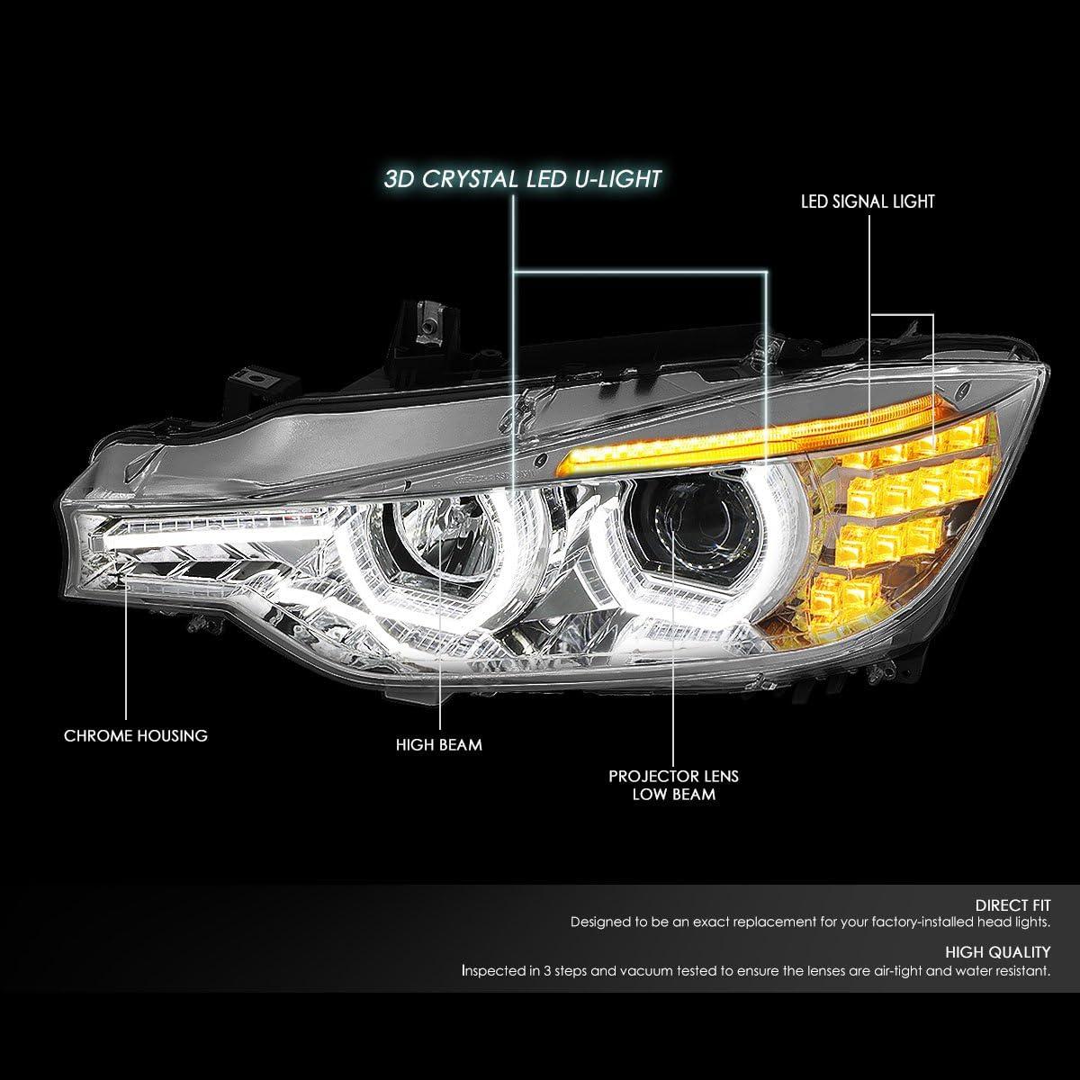 Faros Proyector LED 3D U-Halo DNA MOTORING HL-3D-F3013