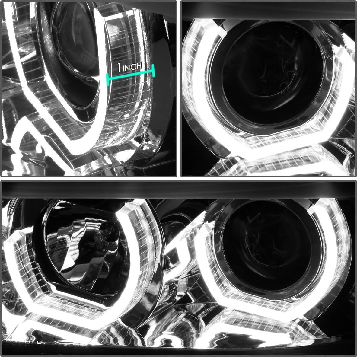 Faros Proyector LED 3D U-Halo DNA MOTORING HL-3D-F3013