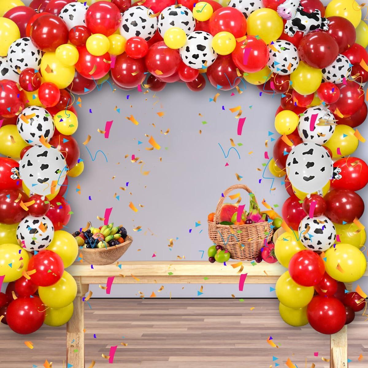Kit de Arco de Globos de Vaca KEFAN - Decoración Fiesta Cumpleaños