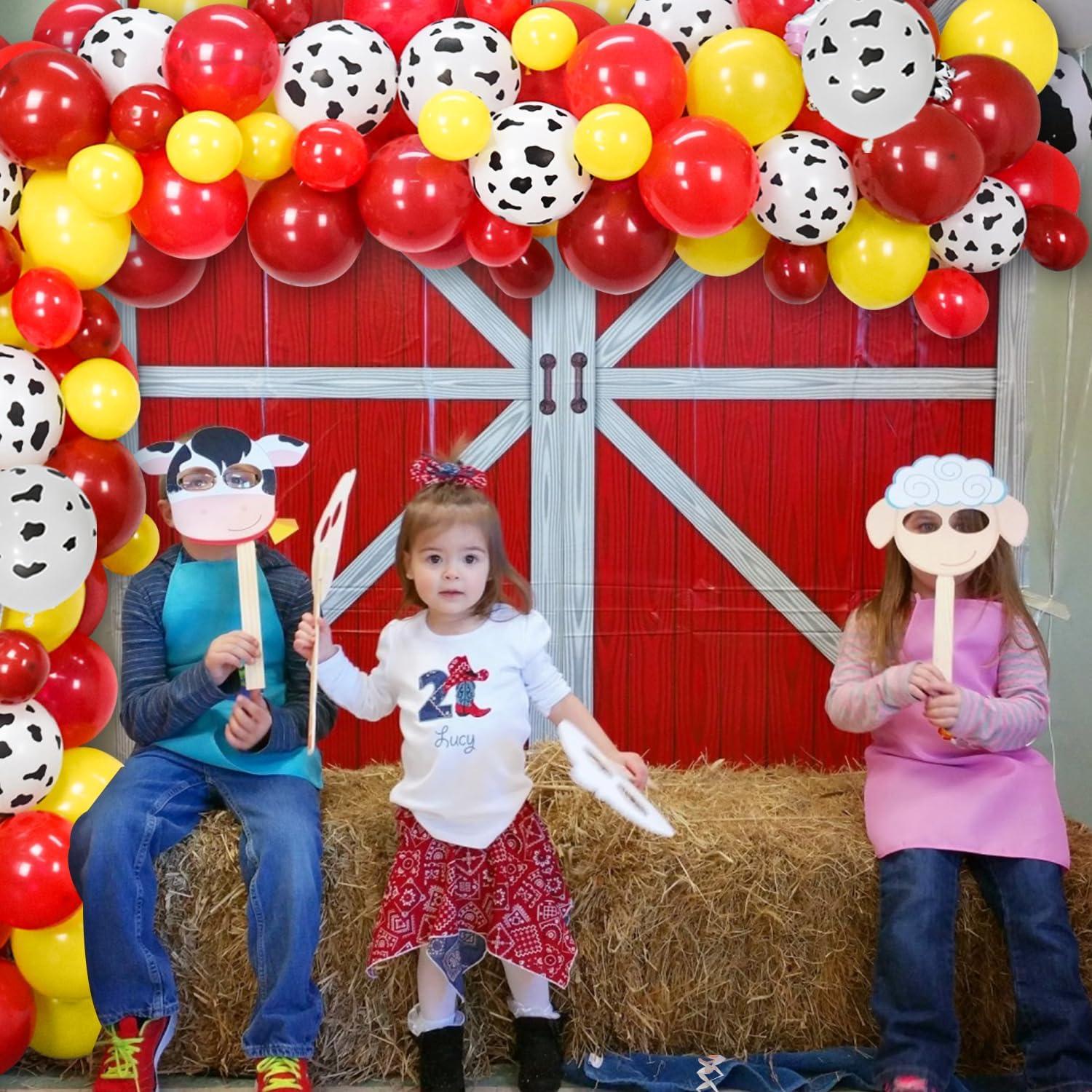 Kit de Arco de Globos de Vaca KEFAN - Decoración Fiesta Cumpleaños
