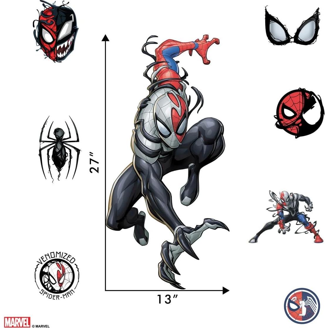 Calcomanía de Pared Spider-Man Venomizado - Wall Palz 68.58 cm