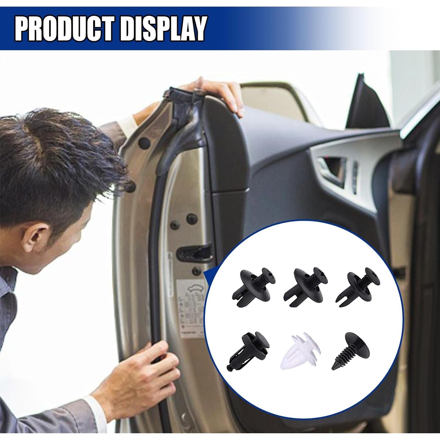 100 Clips de Retención para Parachoques GAOLAOSY - Plástico