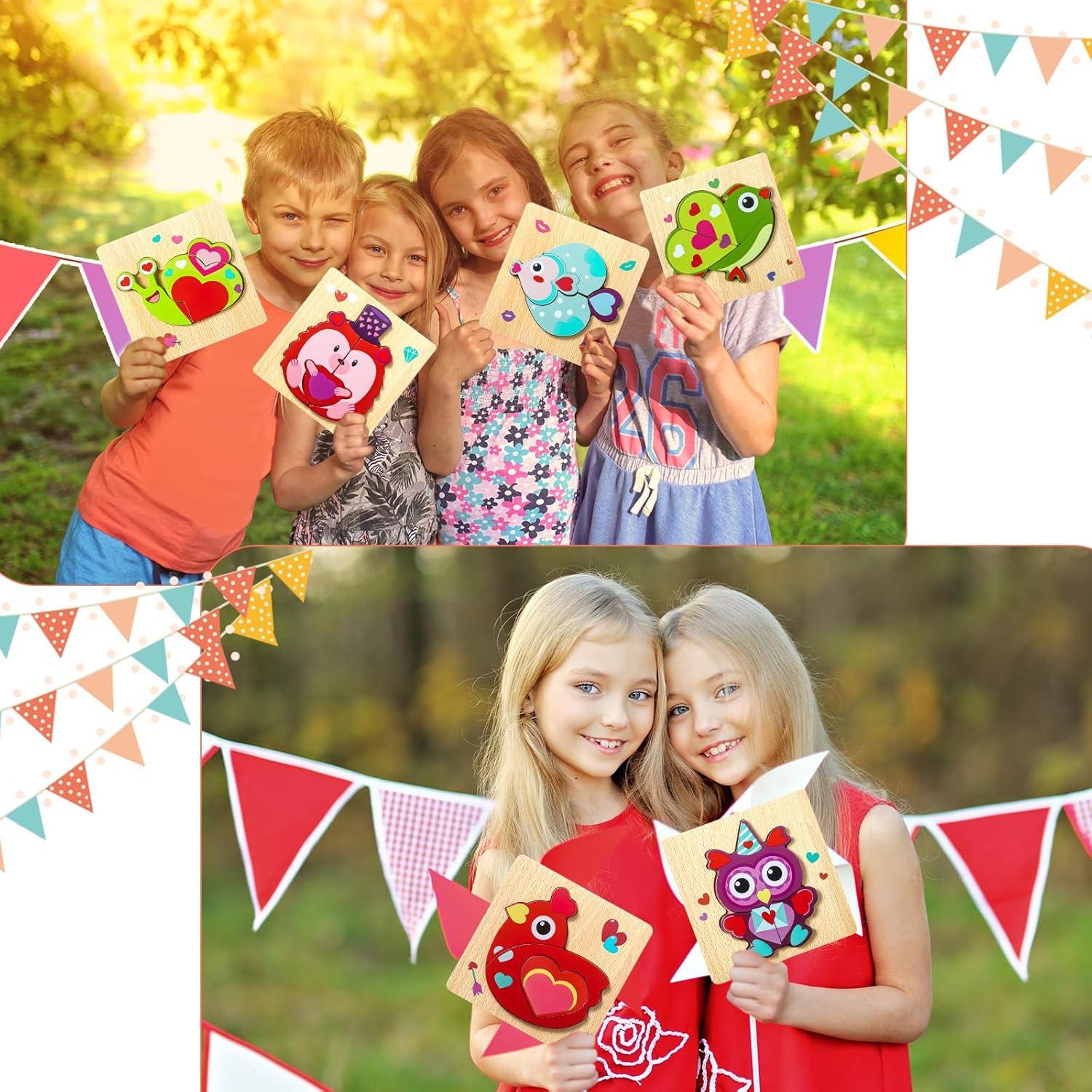 Rompecabezas de Madera Capoda San Valentín 15 Piezas 15x15cm