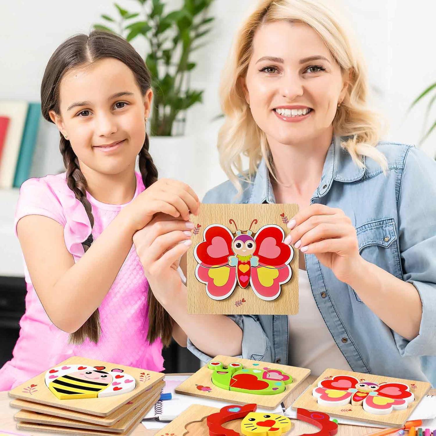 Rompecabezas de Madera Capoda San Valentín 15 Piezas 15x15cm