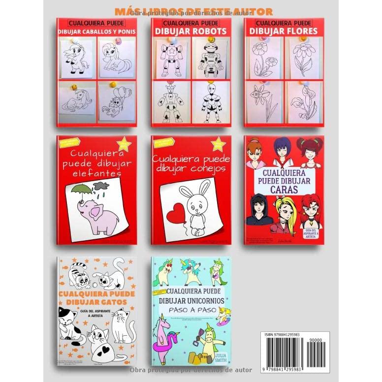 Cualquiera puede dibujar gatos: Tutorial de dibujo fácil paso a paso para niños, adolescentes y principiantes. Cómo aprender a dibujar gatos. Libro 1 (Guía del aspirante a artista) (Spanish Edition)