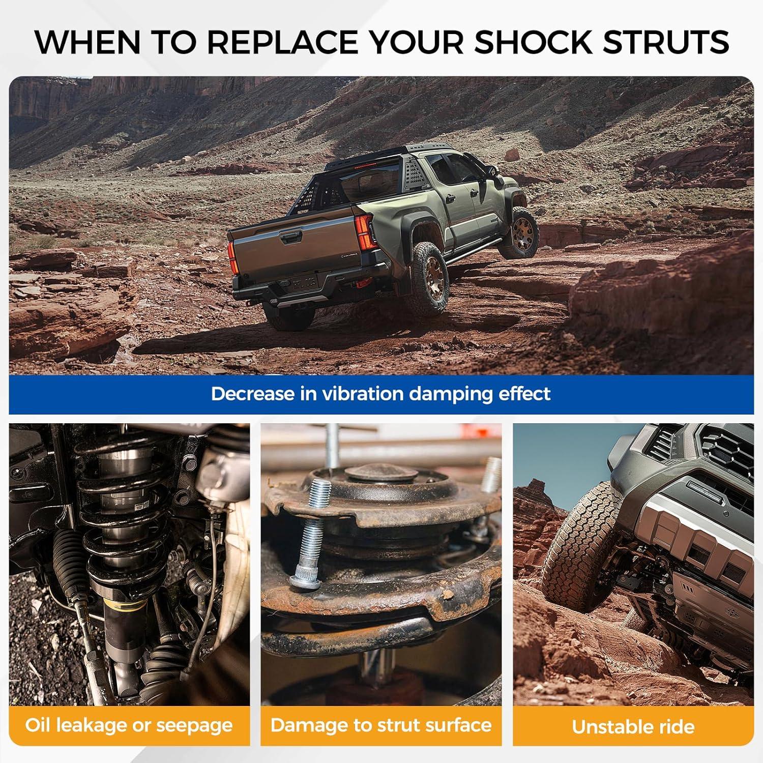 Amortiguadores Delanteros y Traseros PAROD para Chevy Malibu 2004-2008