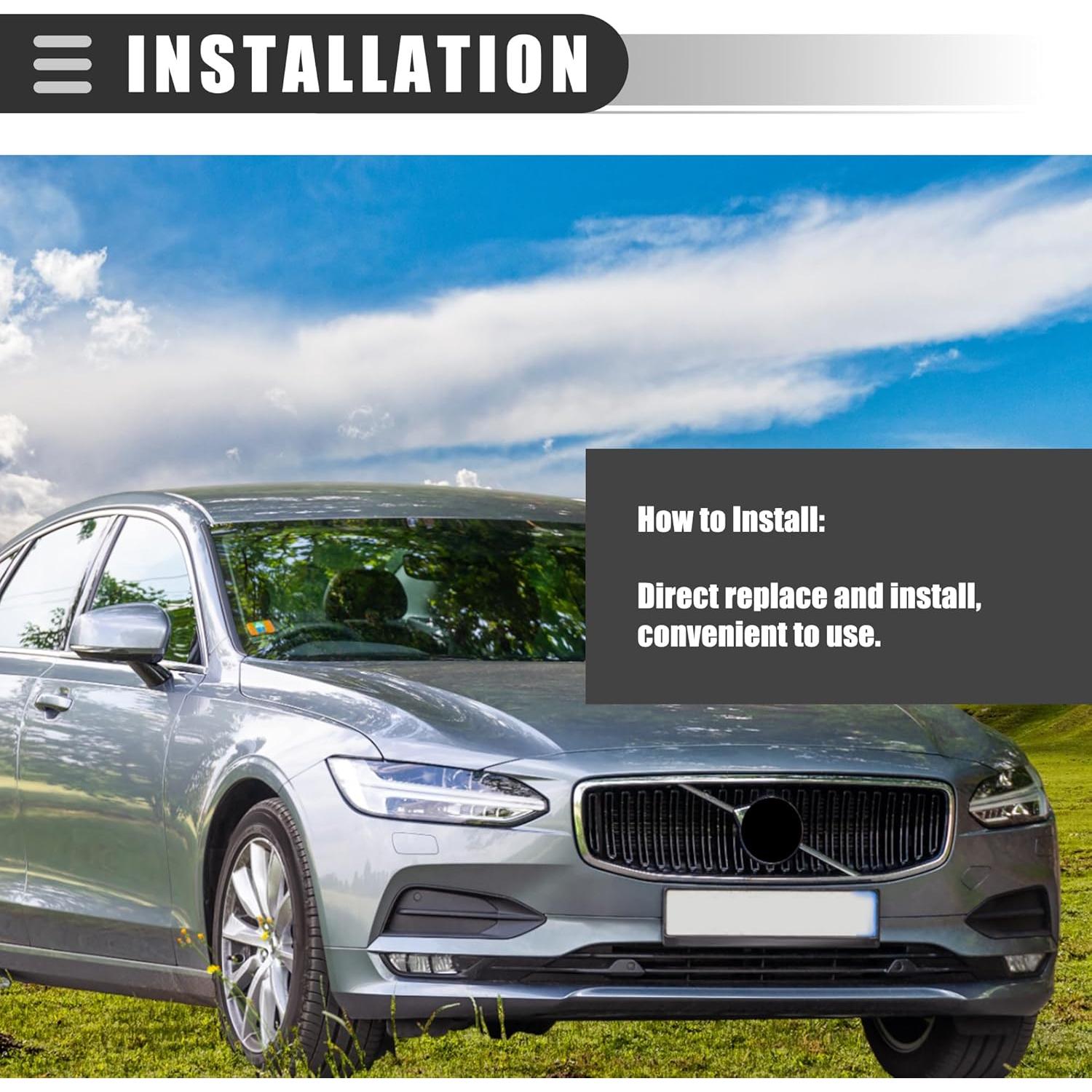 Funda de Control Remoto Motoforti para Volvo S80 2007-2016, 6 Botones, Plástico Negro