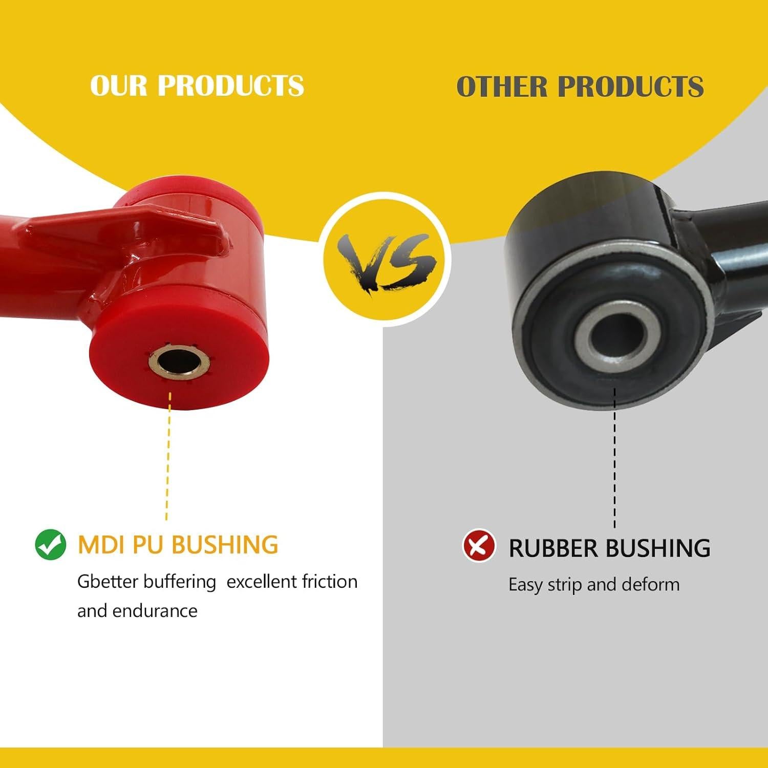 Brazos de Control Superiores Frontales FUTAINEW para Toyota Tacoma 2005-2023